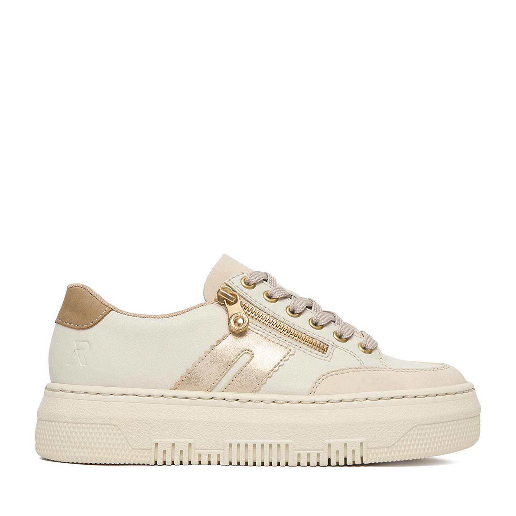 Αθλητικά Rieker M1912-80 Εκρού