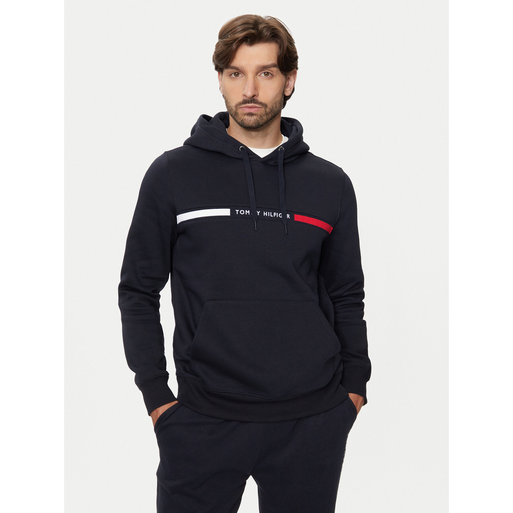 Tommy Hilfiger Sweatshirt MW0MW37361 Dunkelblau Regular Fit