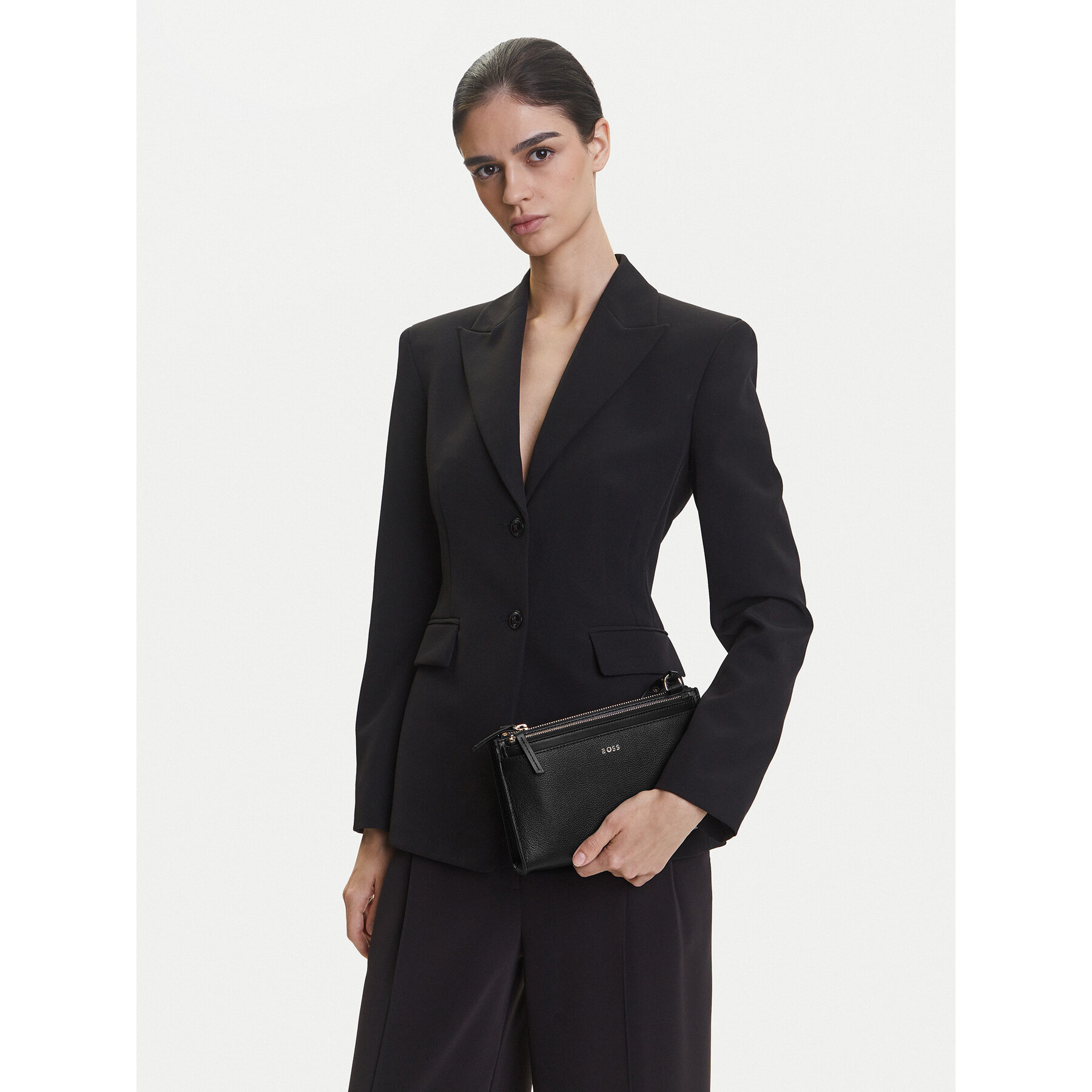 Дамска чанта BOSS Alyce 50541756 Черен