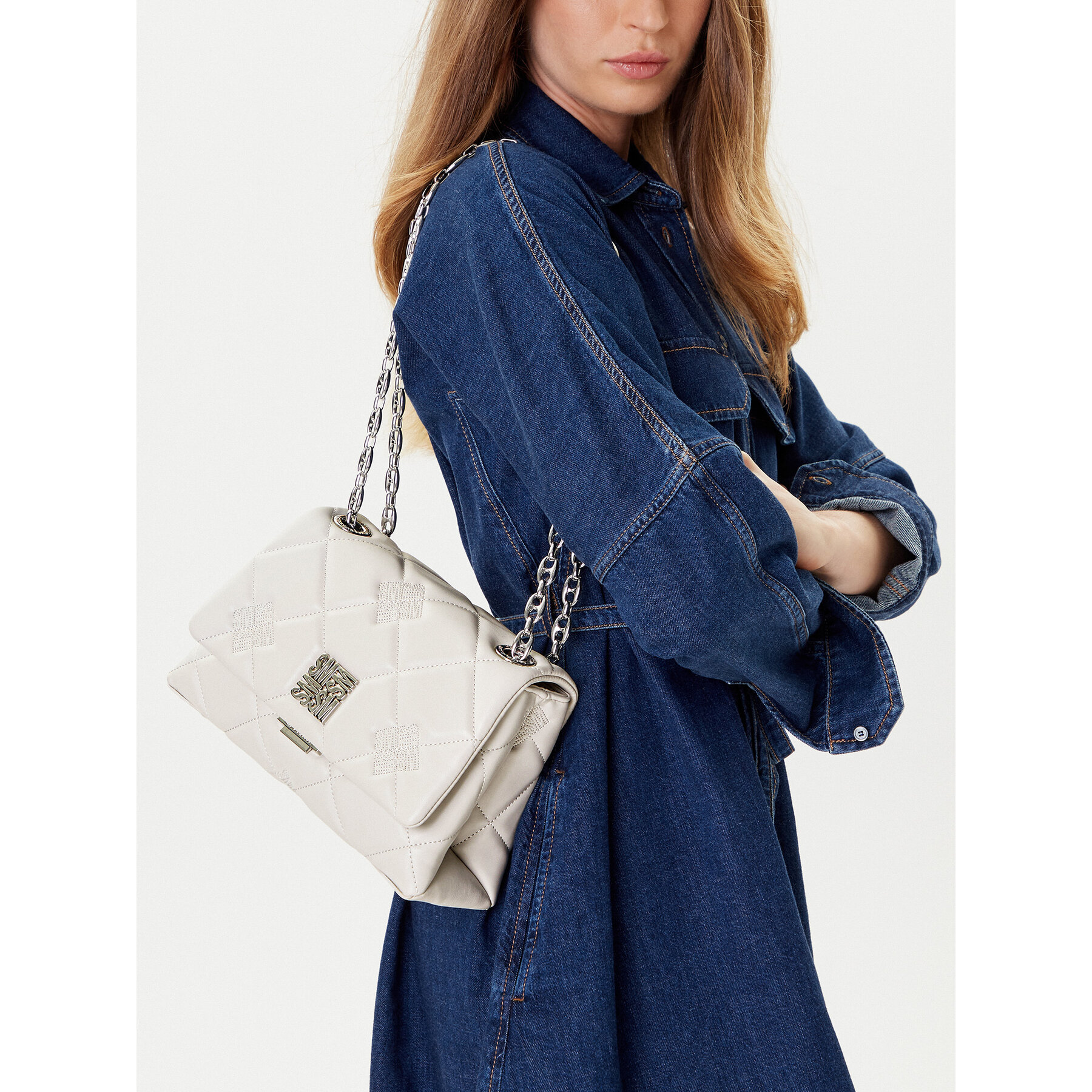 Дамска чанта Steve Madden Blanch SM13001718 Кафяв