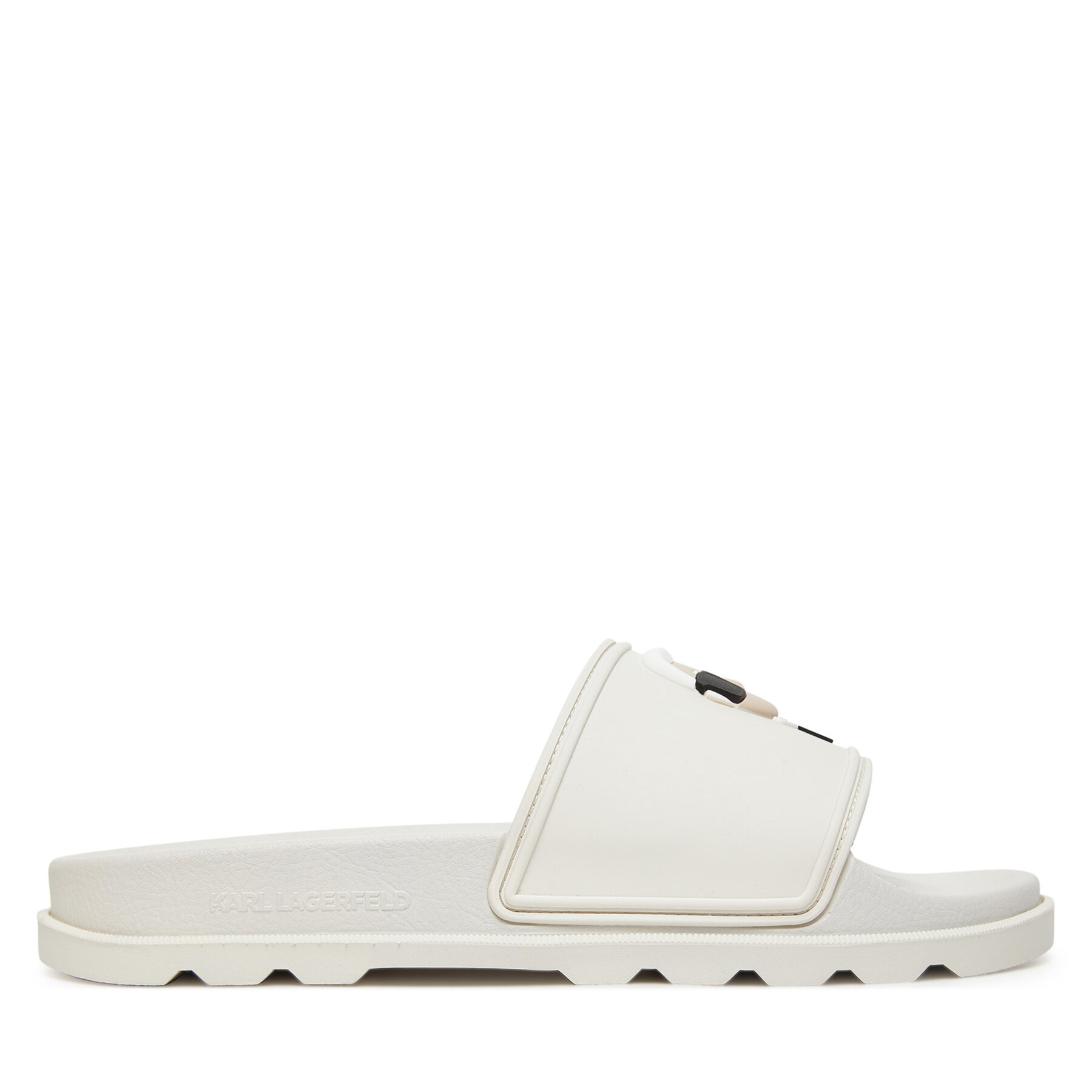 Šľapky KARL LAGERFELD Kondo Tred KL70905 Biela