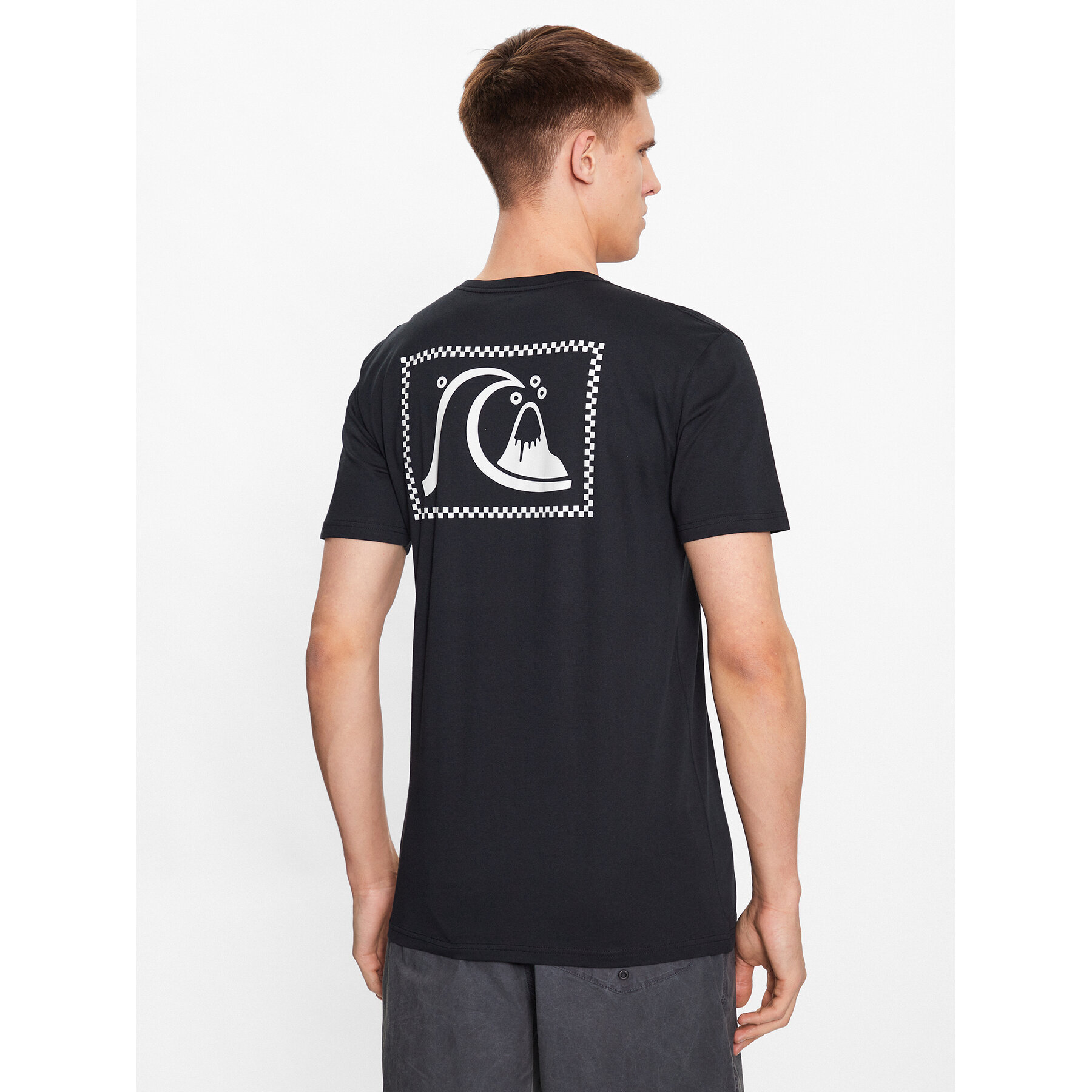 Quiksilver Póló The Original EQYZT07239 Fekete Regular Fit