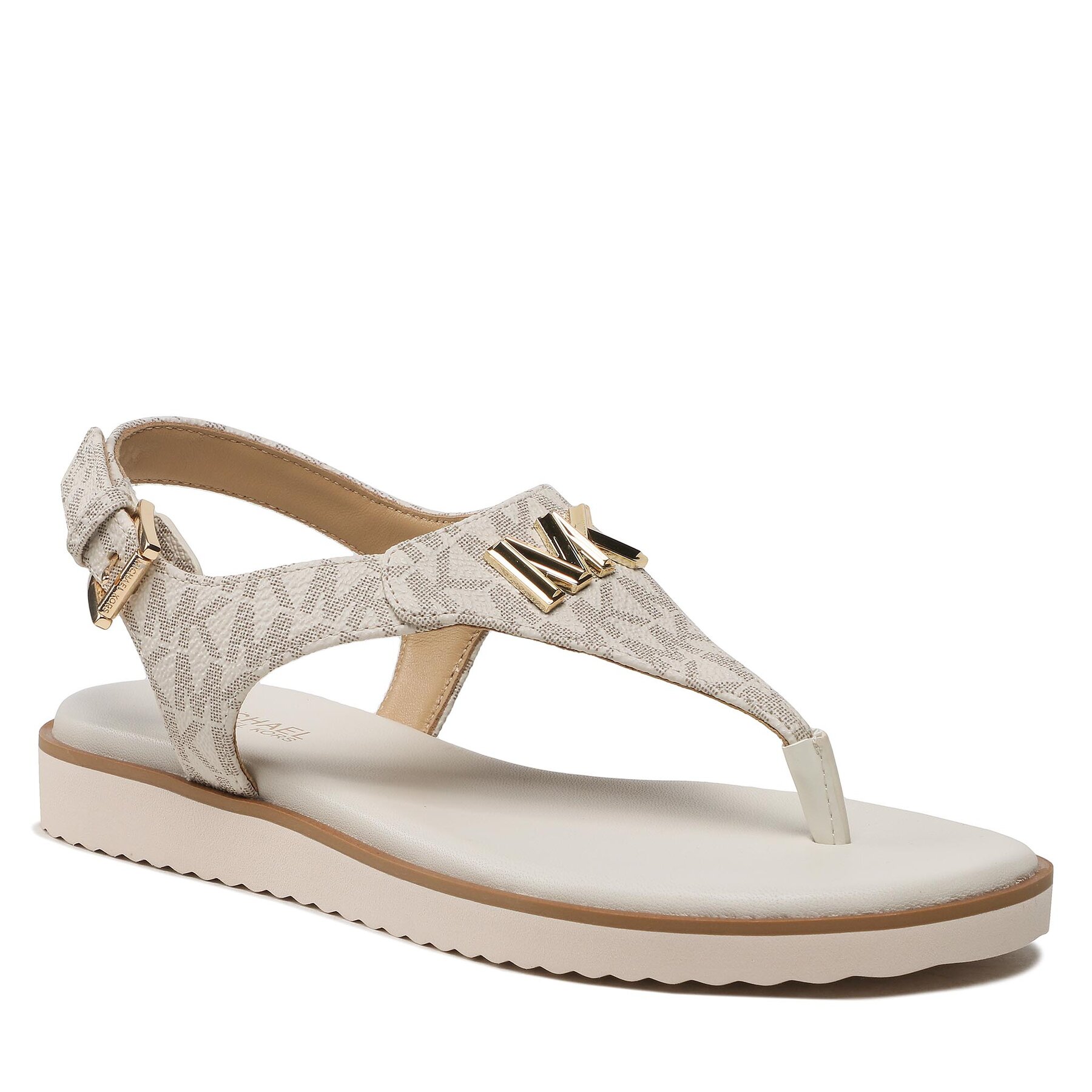 Sandale MICHAEL Michael Kors Jilly Flat Sandal 40S2JLFAAB Vanilla