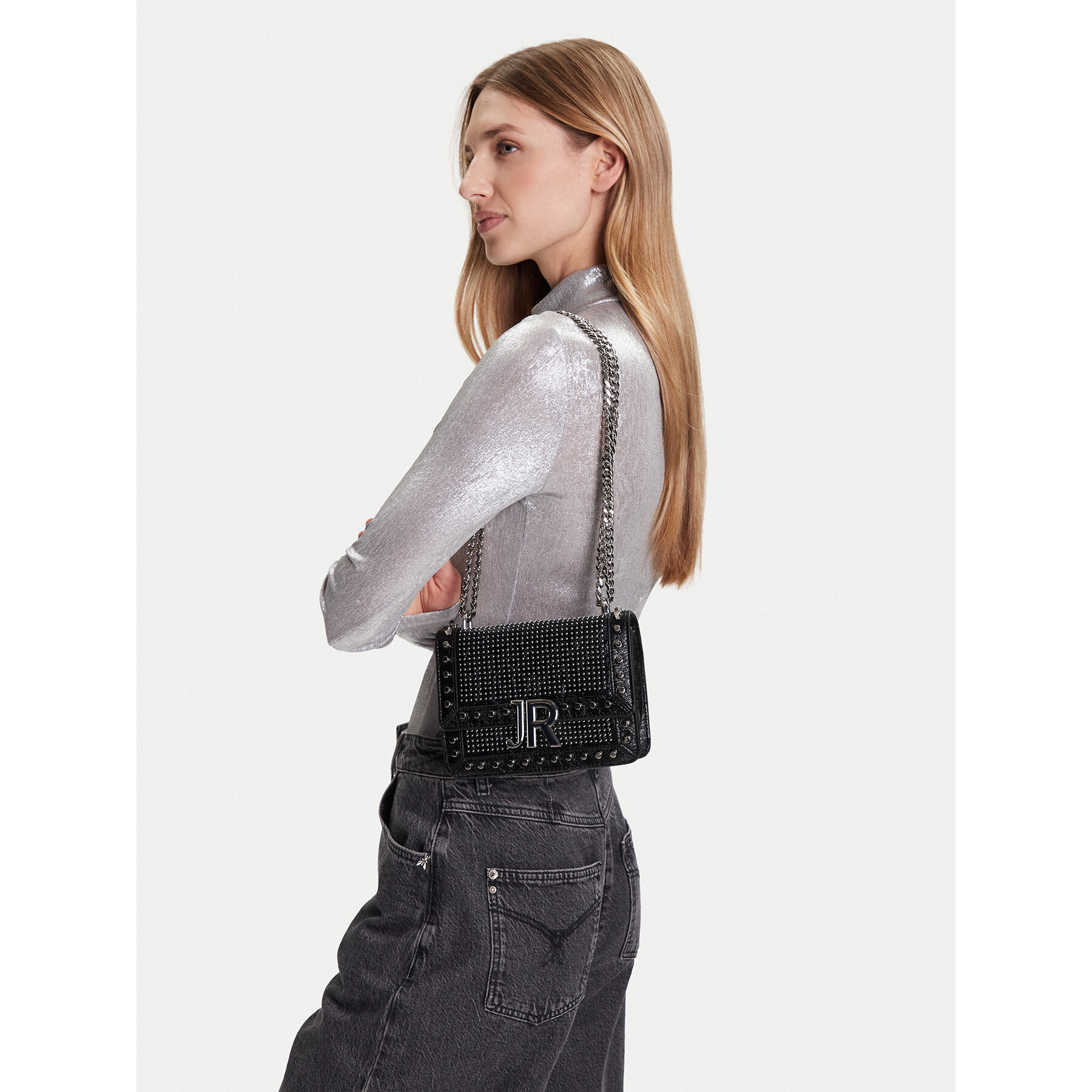 Τσάντα John Richmond RWP25491BO Μαύρο