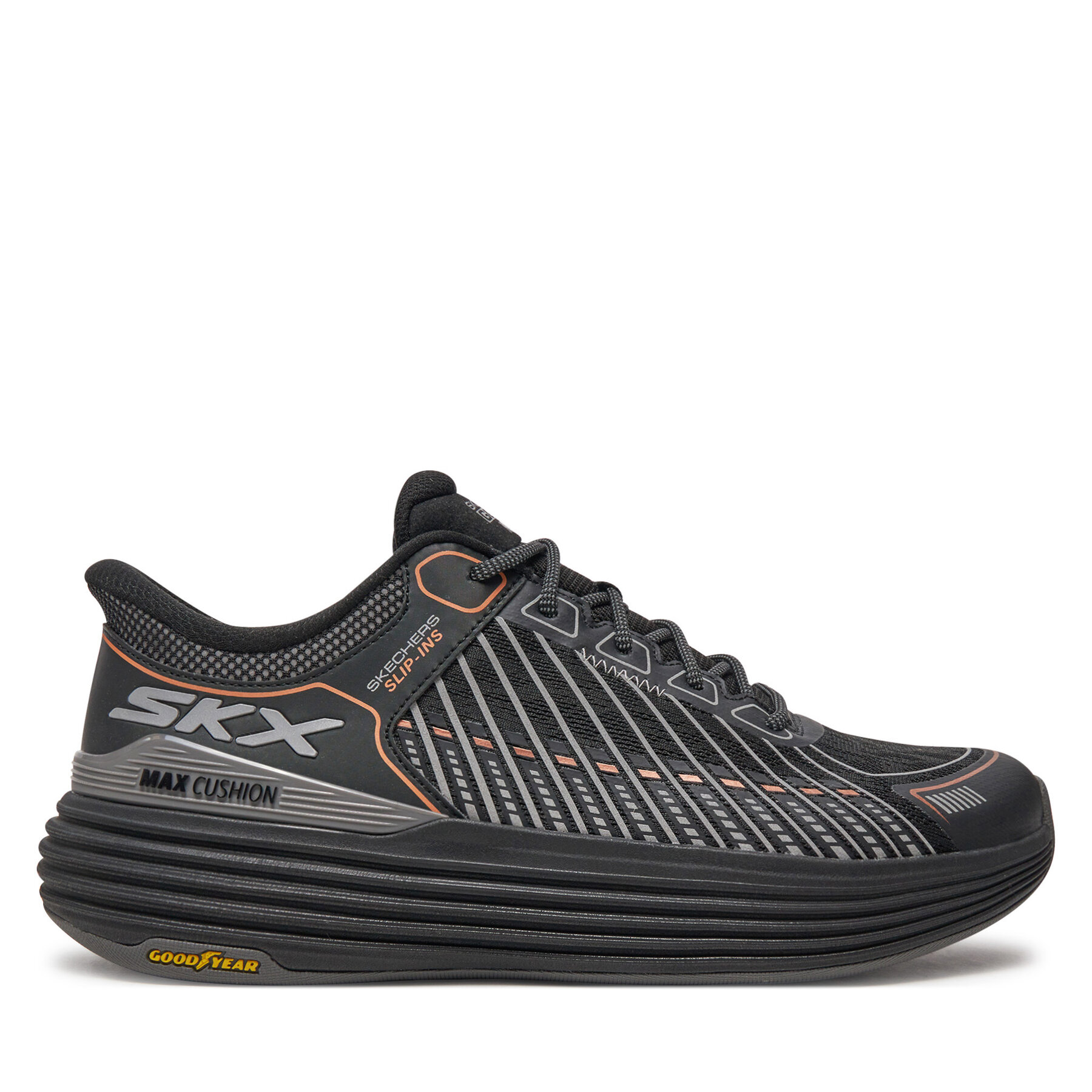 Pánske Bežecké topánky Skechers, Rozmer: 43, Čierna, Max Cushioning Suspension 220936