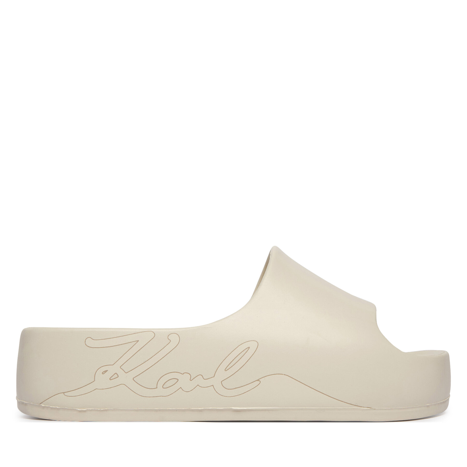 Şlapi KARL LAGERFELD Kobo II KL86048F Écru