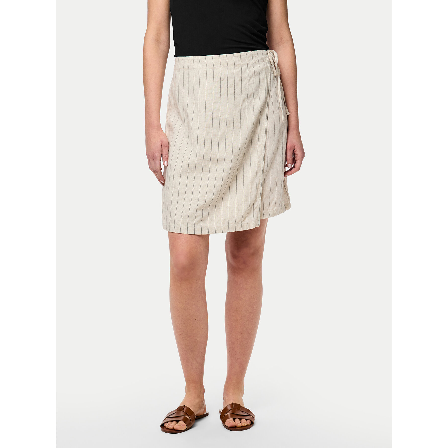 Pieces Minirock Pia 17151891 Beige Regular Fit