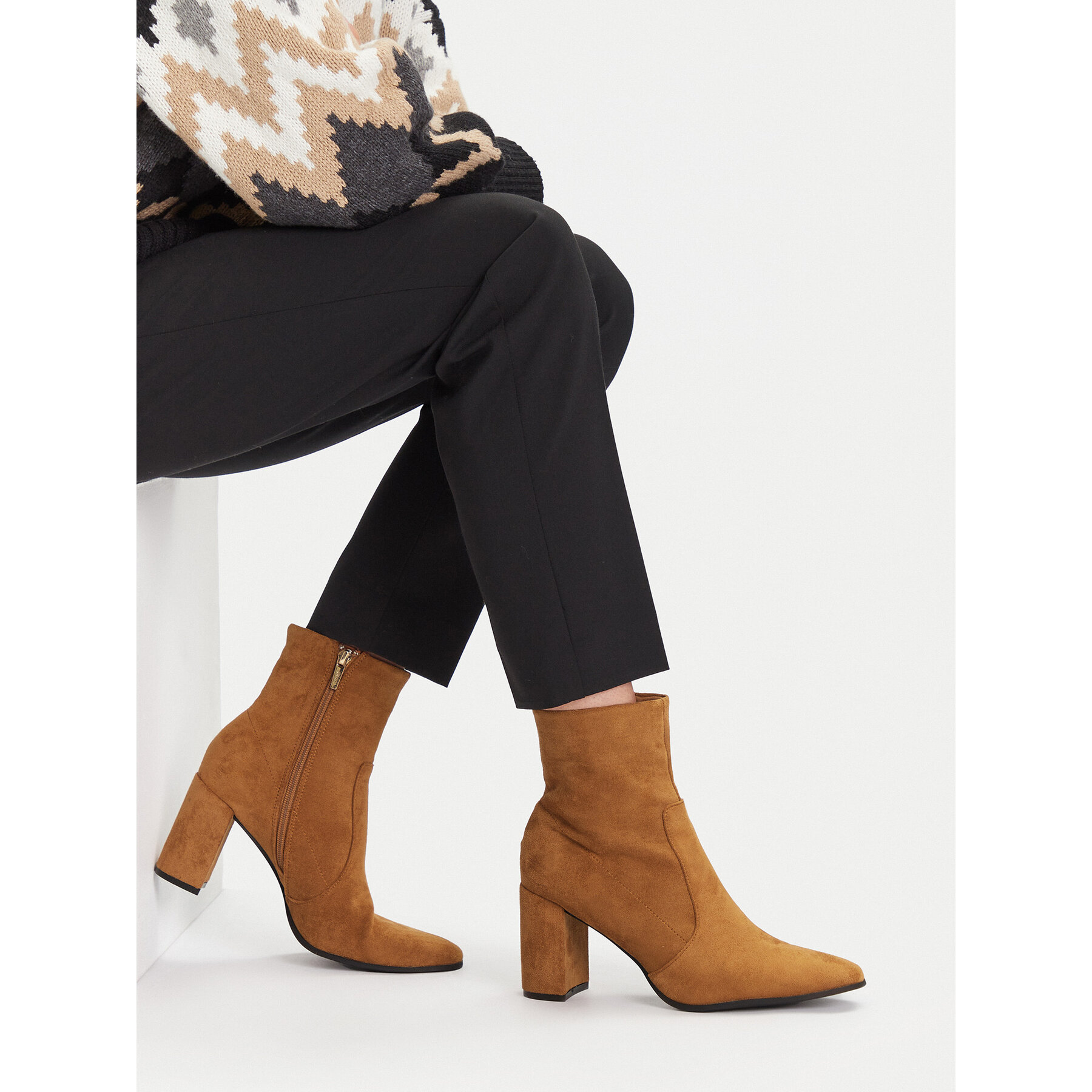 Členková obuv JENNY CEO-R25AW2401 Hnedá