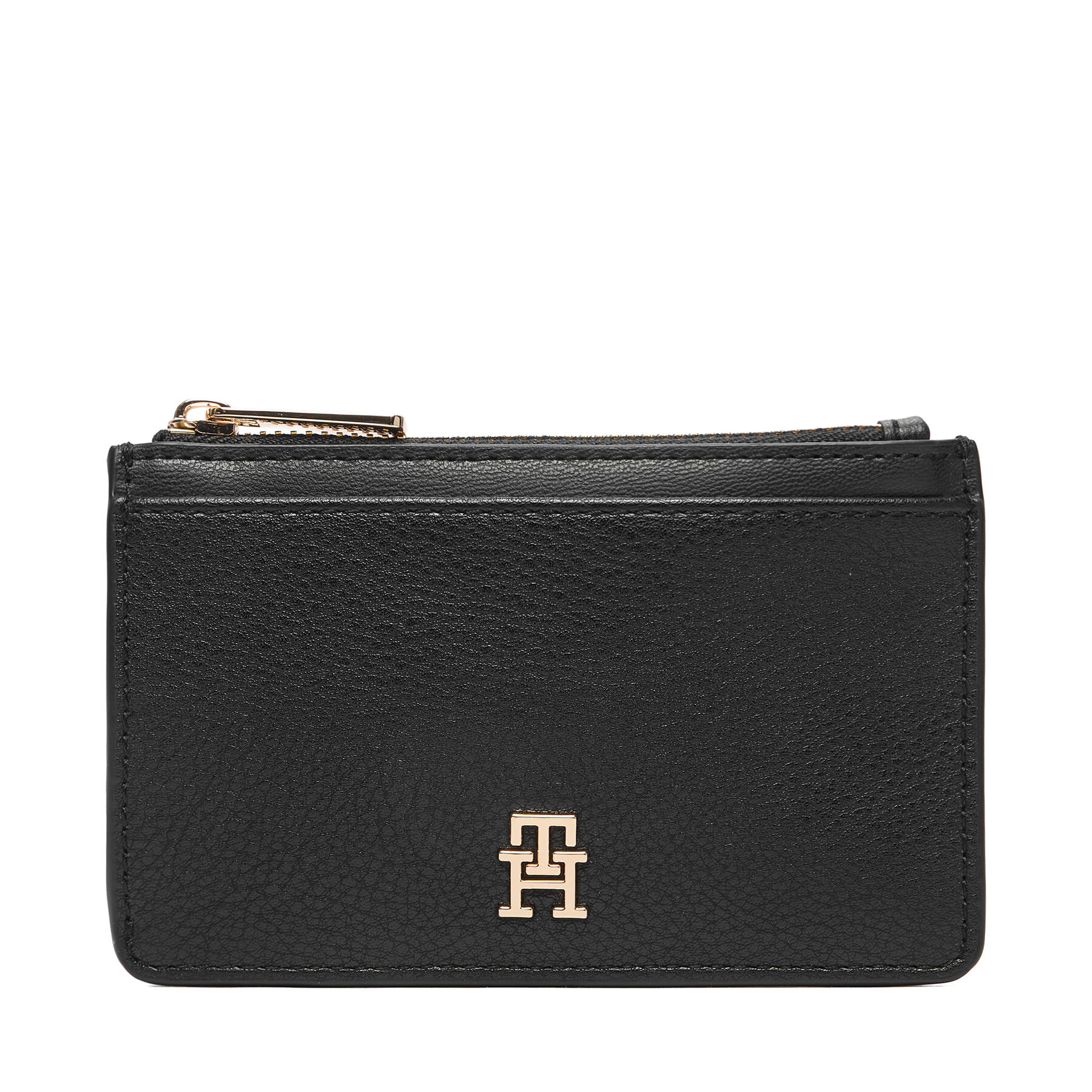 Novčanik Tommy Hilfiger Th Icon Long Cc Holder AW0AW18867 Crna
