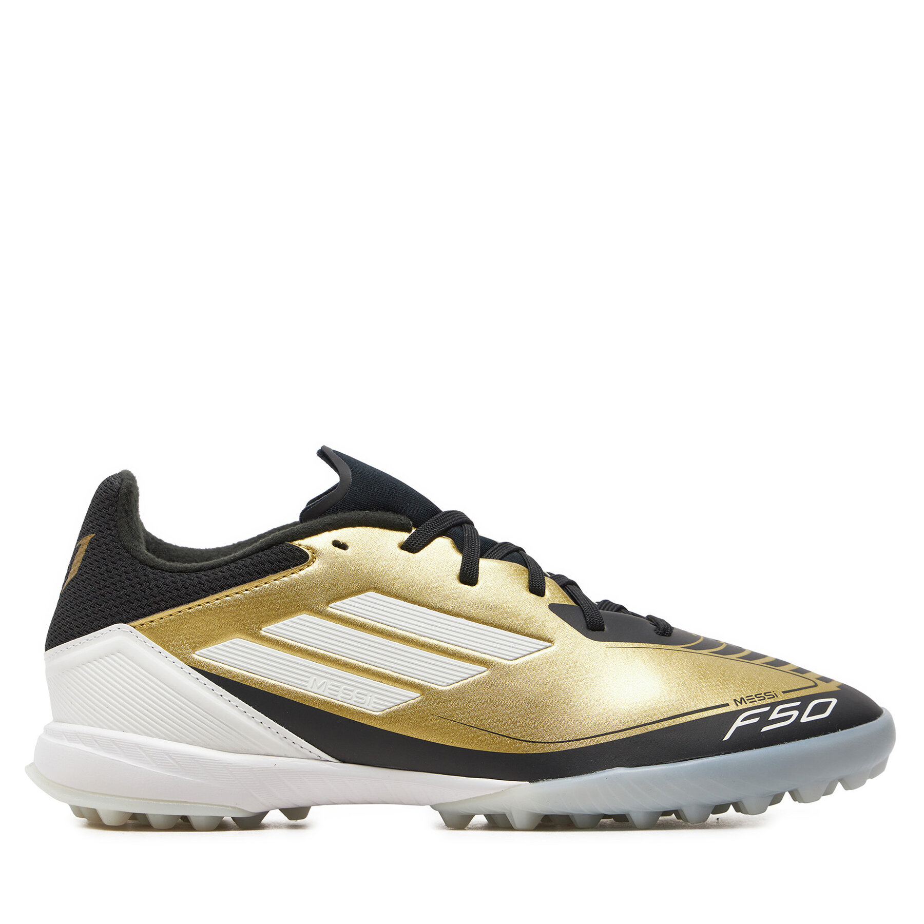 Zapatos de fútbol adidas F50 League Messi Turf IG9282 Oro