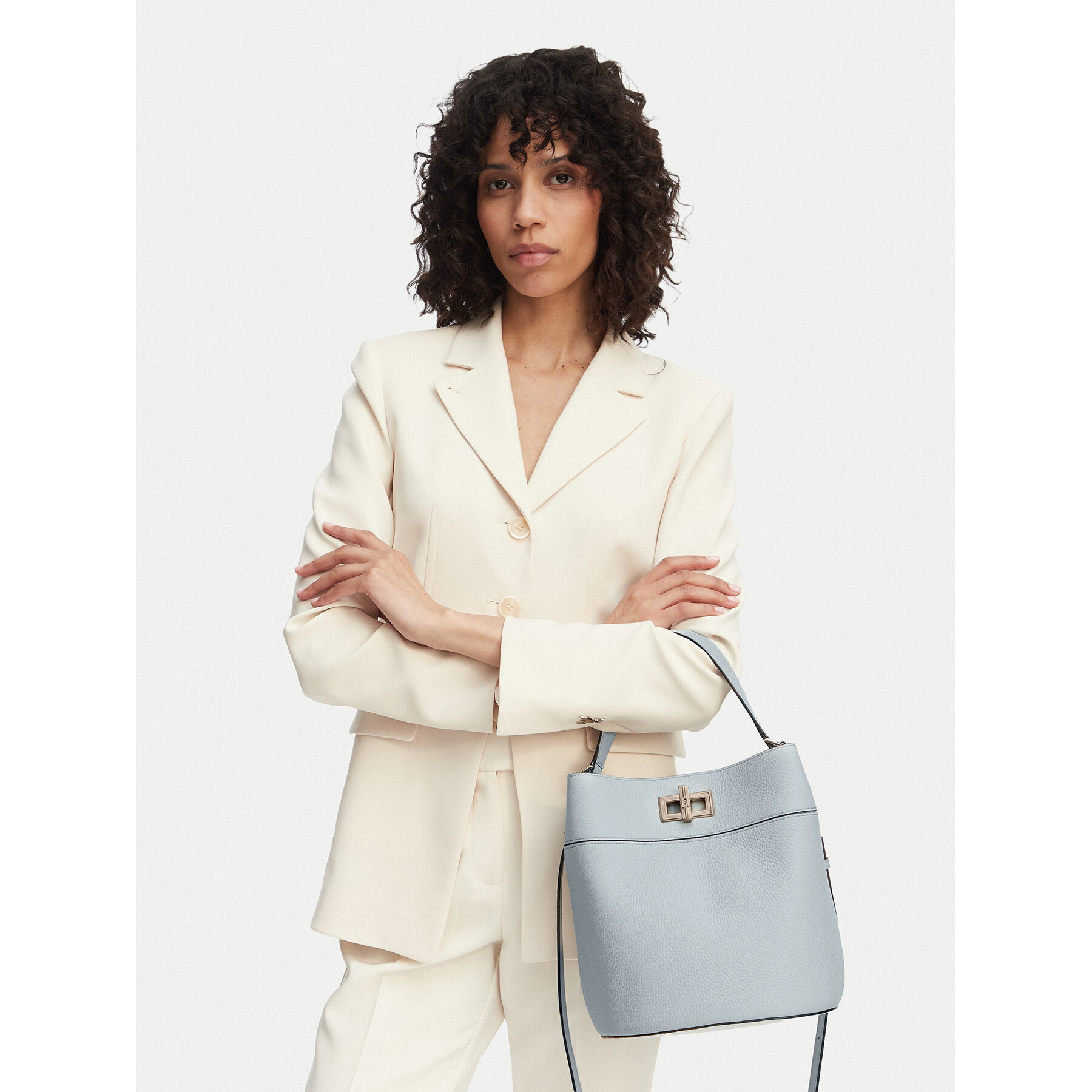 Furla Damen Grau Handtasche Amelia Bucket Wb01953 Hsf000 Cn Ar300 Nosize
