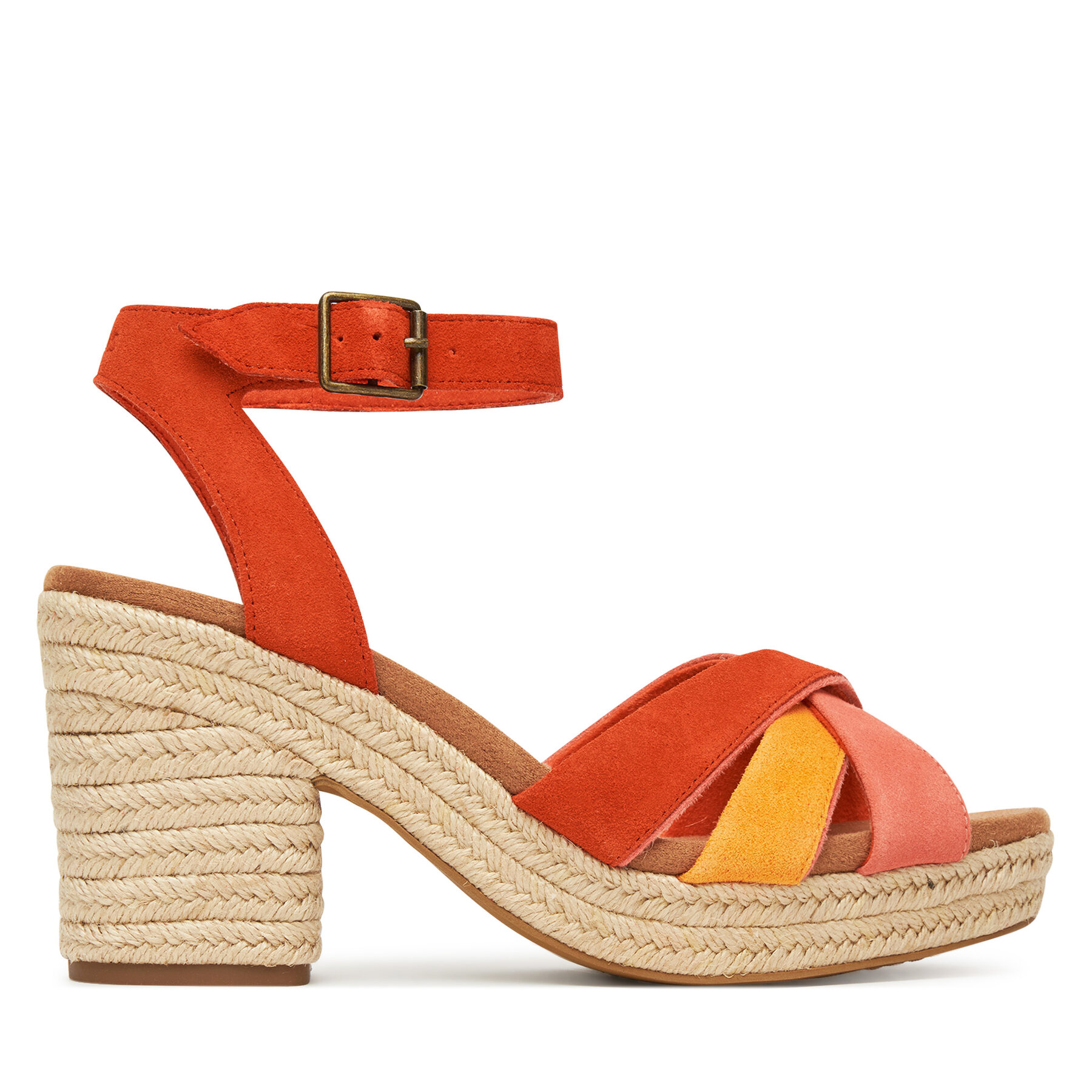 Εσπαντρίγιες Toms Majorca Strappy 10021951 Κόκκινο