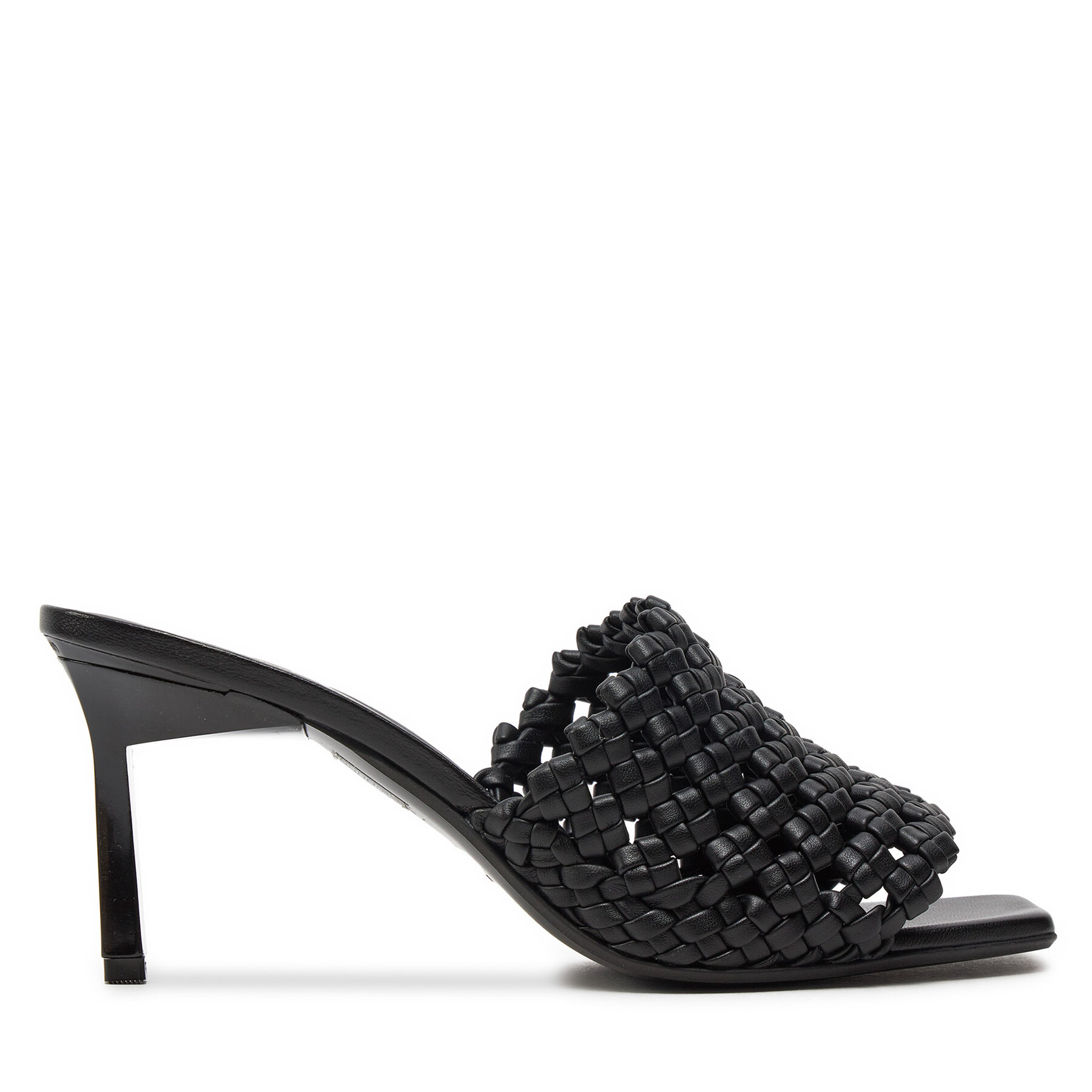 Dámske Šľapky Calvin Klein, Rozmer: 36, Čierna, Heel Mule Sandal 70 Latt HW0HW02144