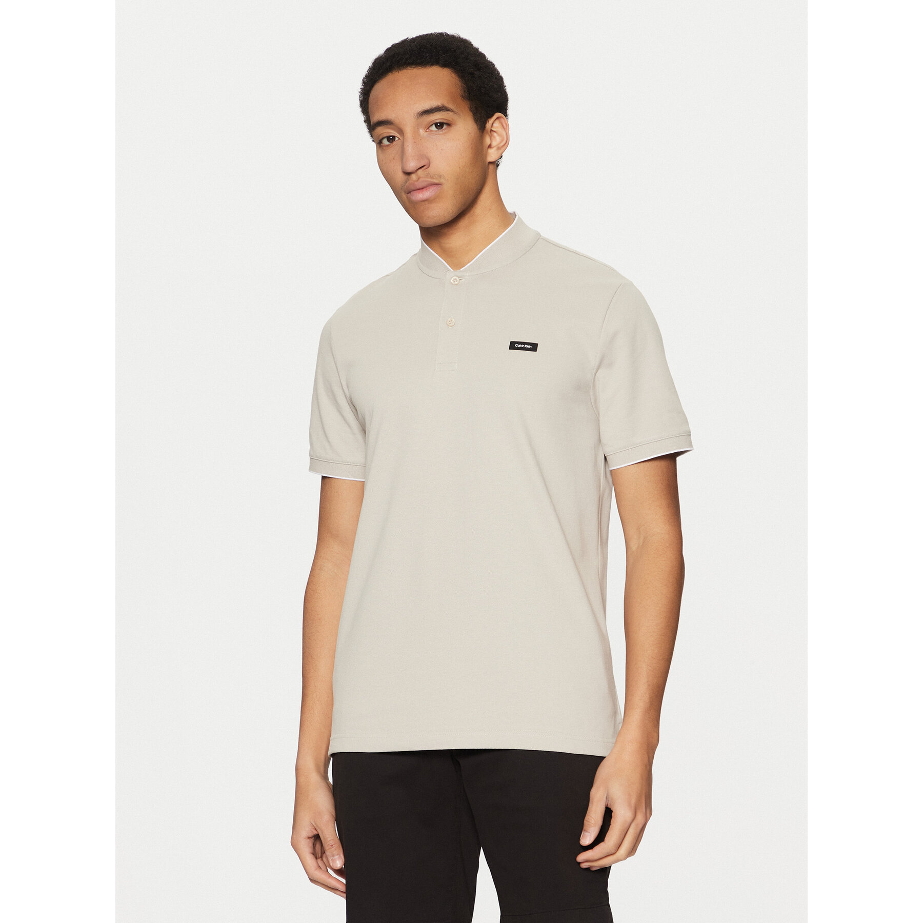 Calvin Klein Polo majica K10K114139 Bež Regular Fit