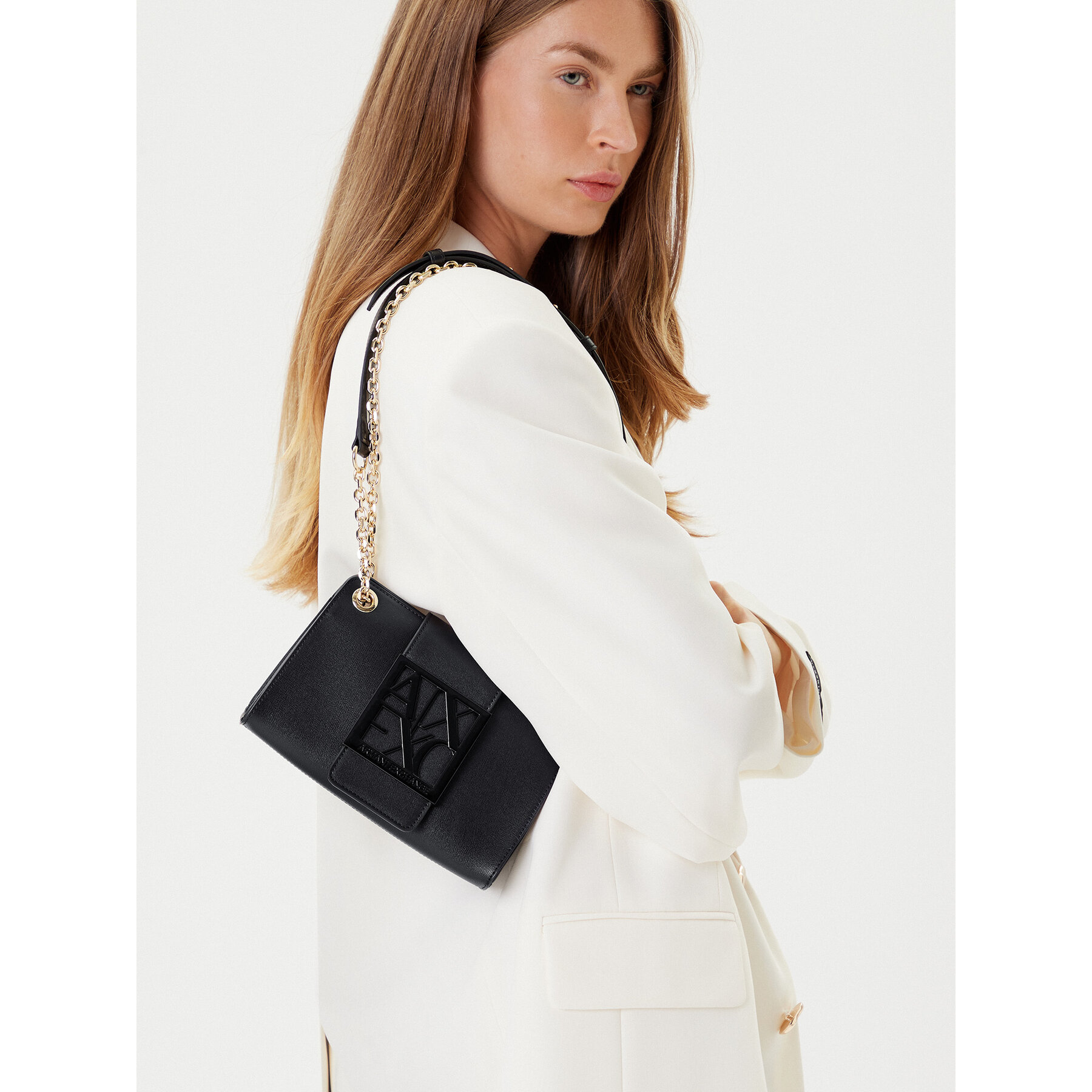 Ročna torba Armani Exchange XW000281 AF13672 UC001 Črna