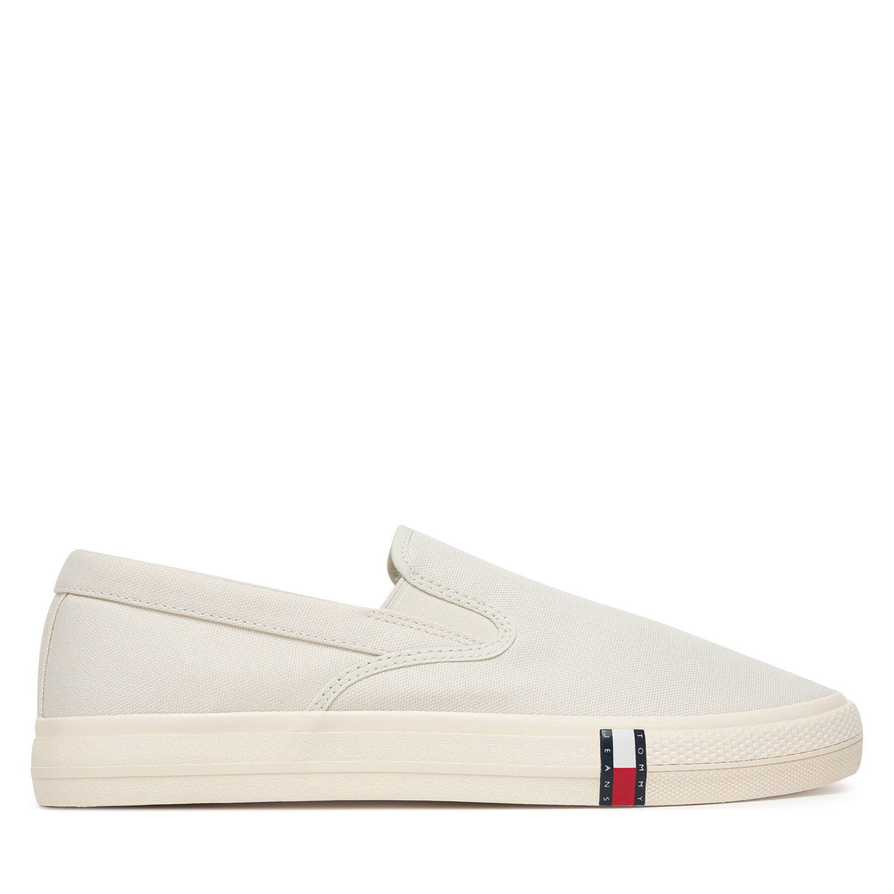 Teniși Tommy Jeans Archive Vulc. Y2K Slip On EM0EM01675 Alb