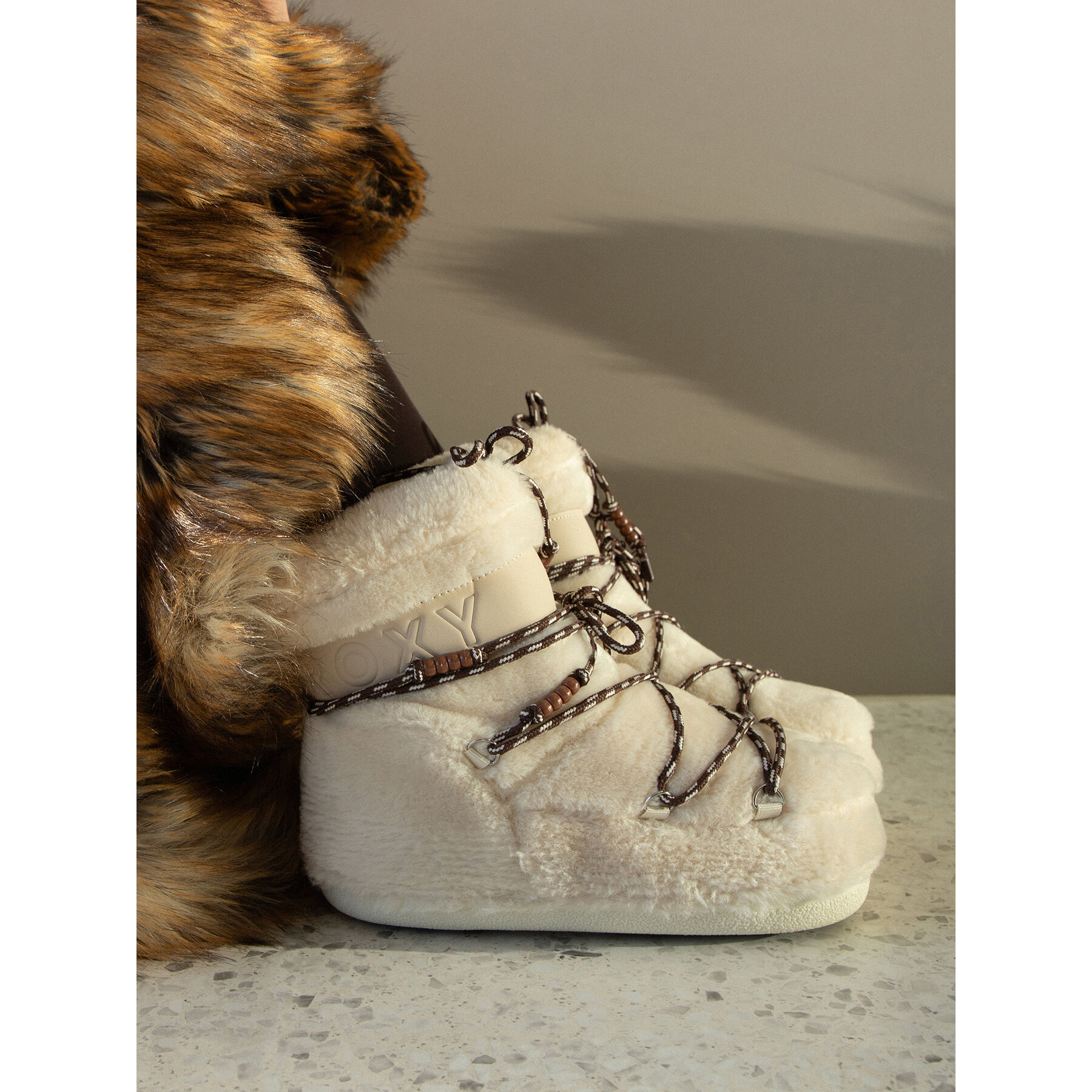 Stivali da neve Roxy CEO-JY02985G-1 Écru