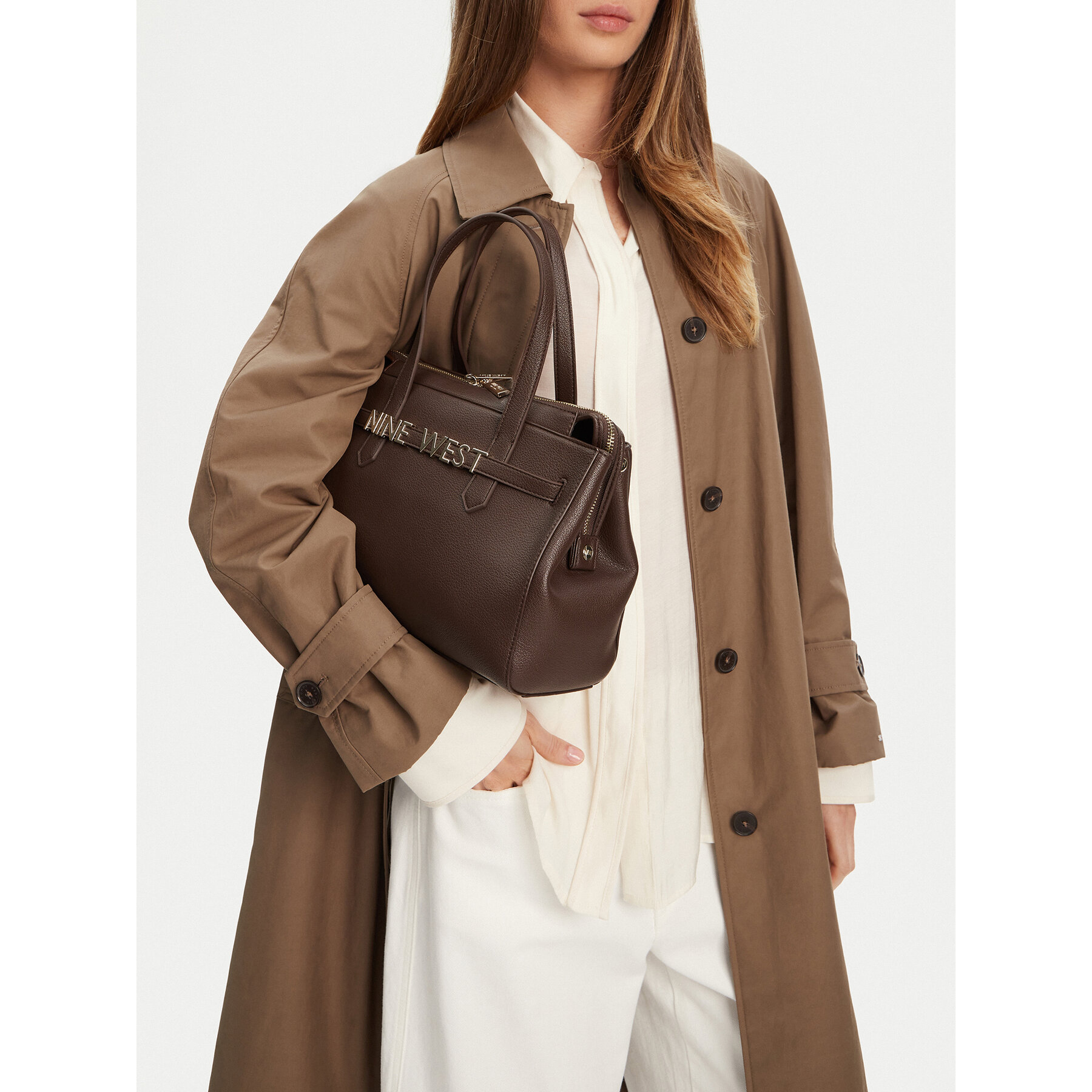 Torbica Nine West EO-Manhattan-Muse-II-LX10197 Smeđa