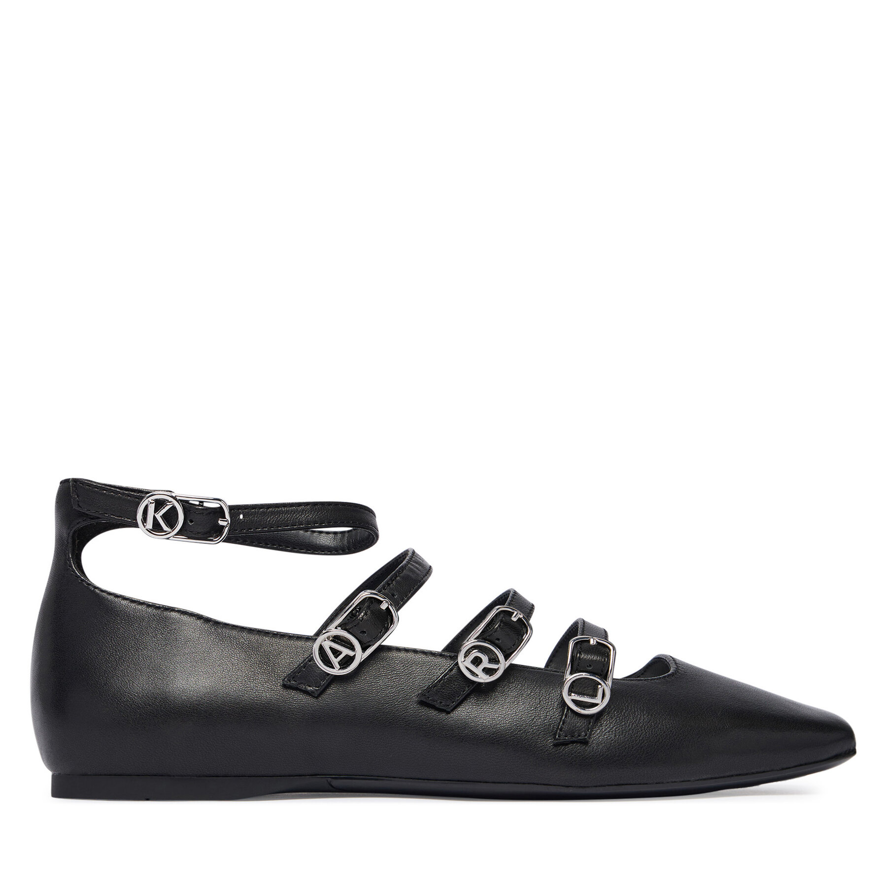 Baleríny KARL LAGERFELD Konnie KL40195 Čierna