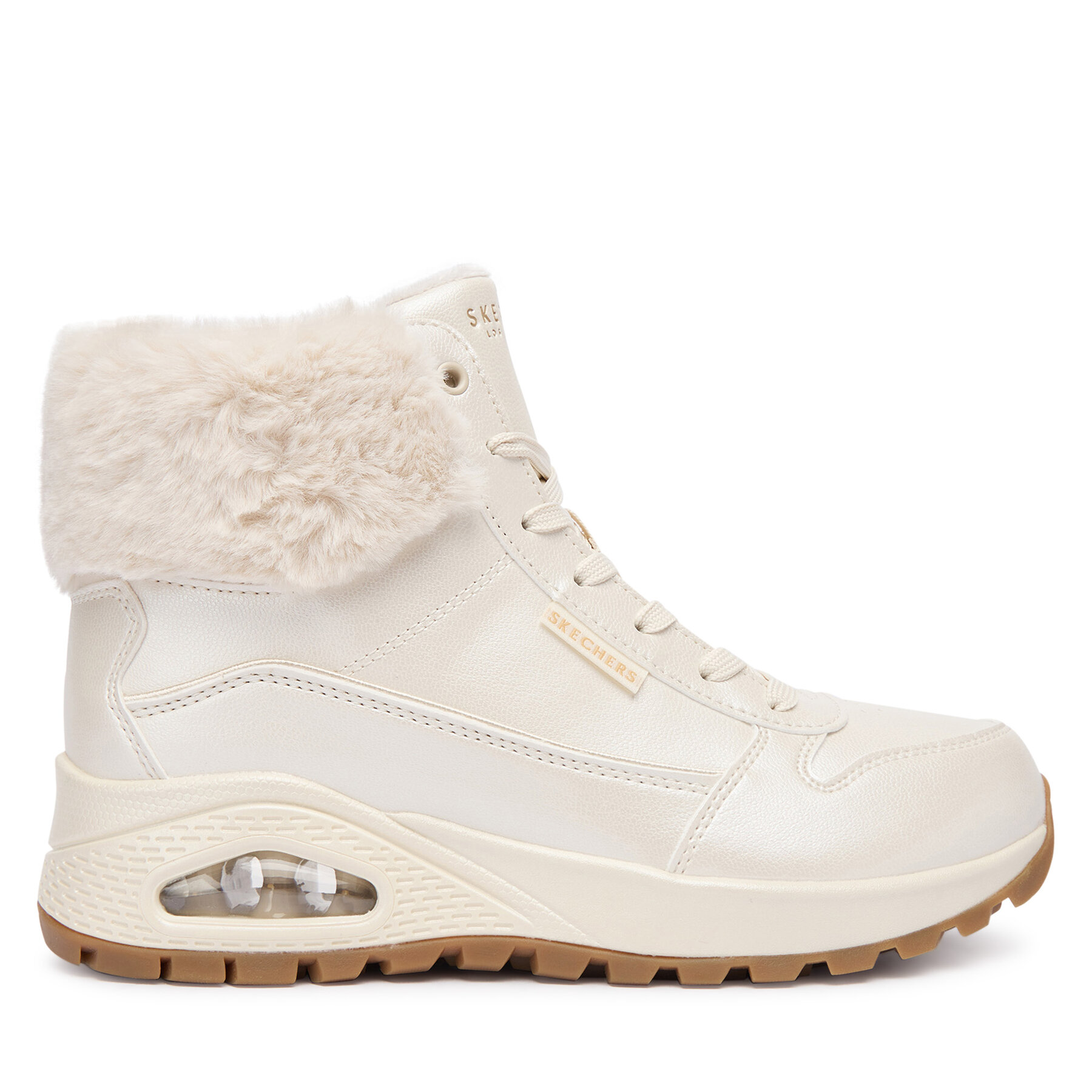 Gležnjarji Skechers Uno Rugged 167821/OFWT Bela