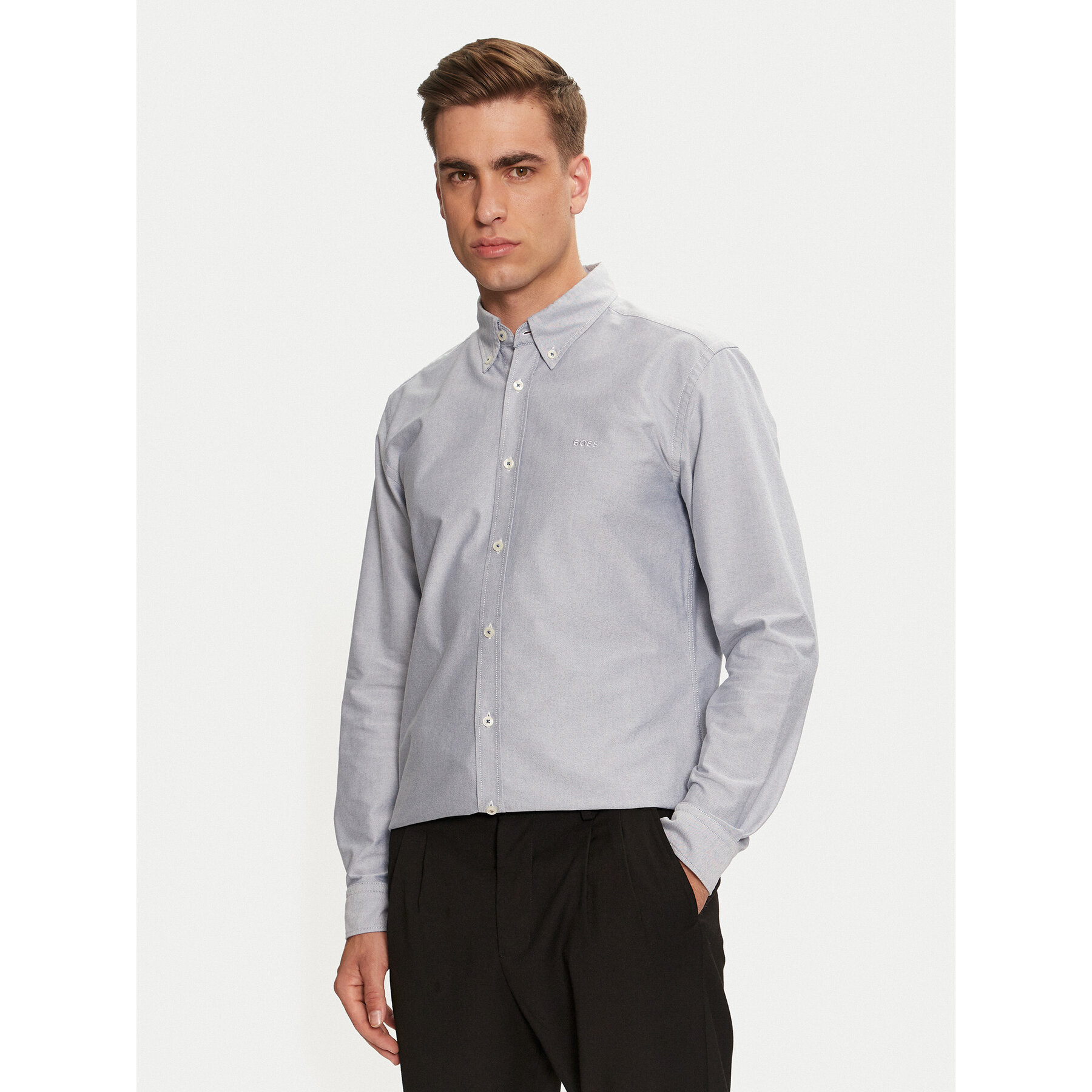 Boss Hemd H-Roan 50520265 Blau Slim Fit