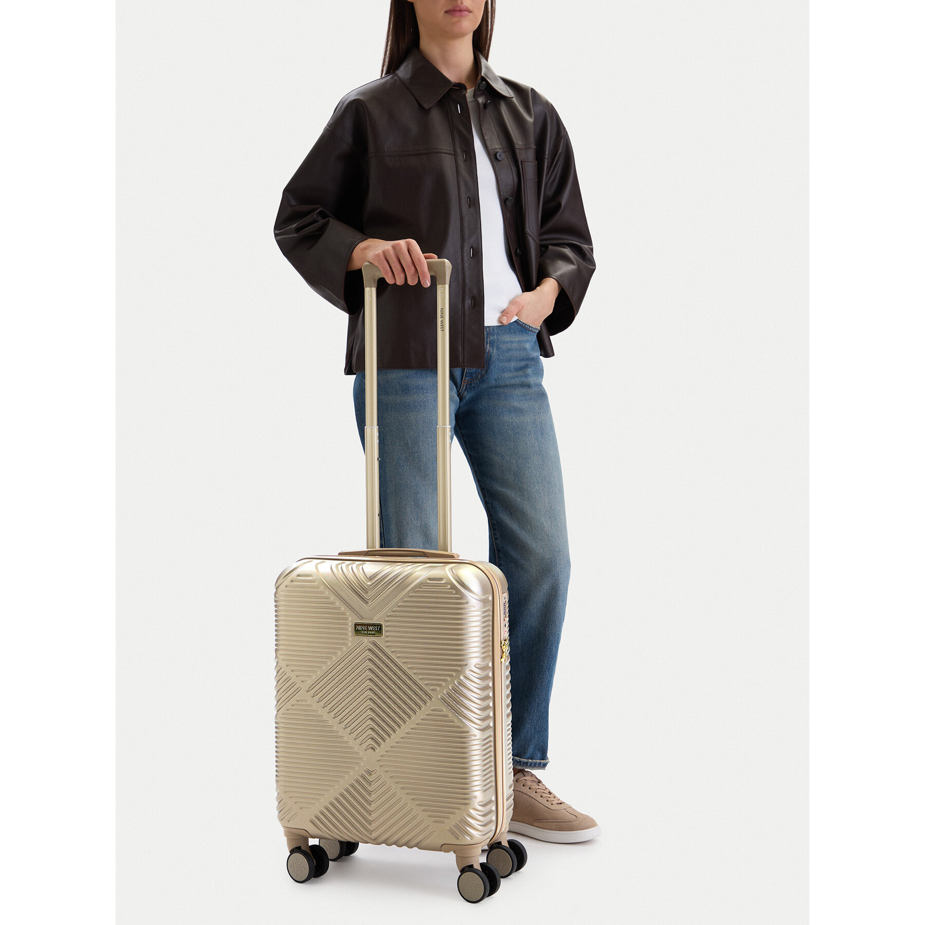 Kabínový kufor Nine West CEO-NW-S-002-09 GOLD Zlatá