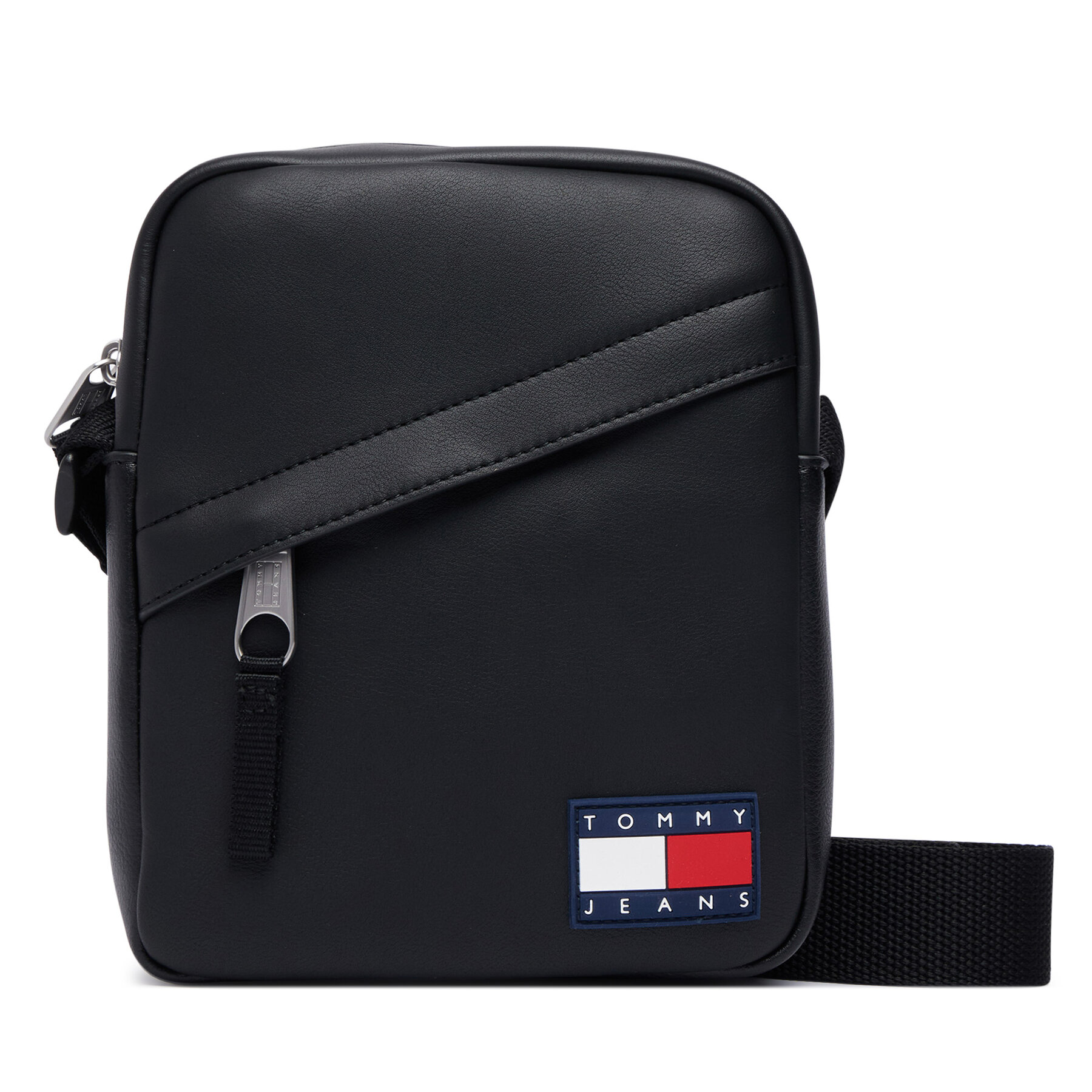 Taška cez rameno Tommy Jeans Tjm Daily Pu Reporter AM0AM14608 Čierna