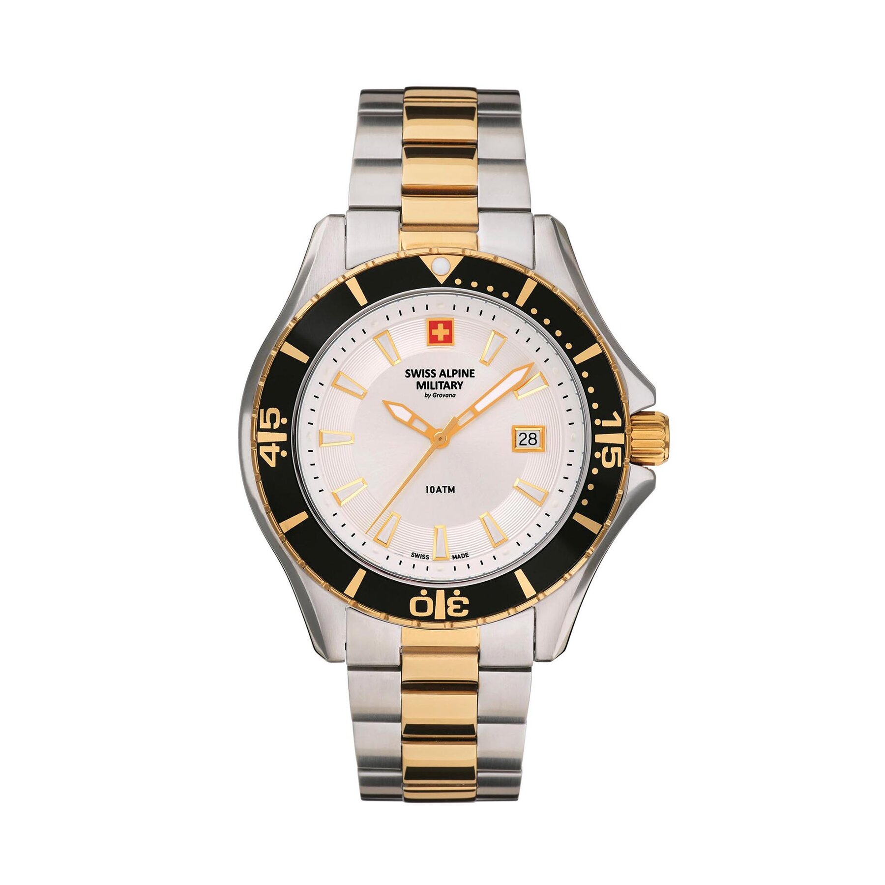

Годинник Swiss Alpine Military Diver 7040.1142 Silver, Срібний