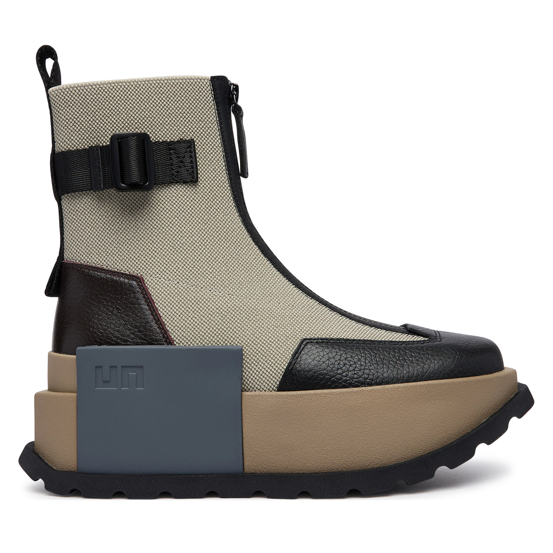 Čizme United Nude Roko Bootie III 11044161165 Tamno smeđa