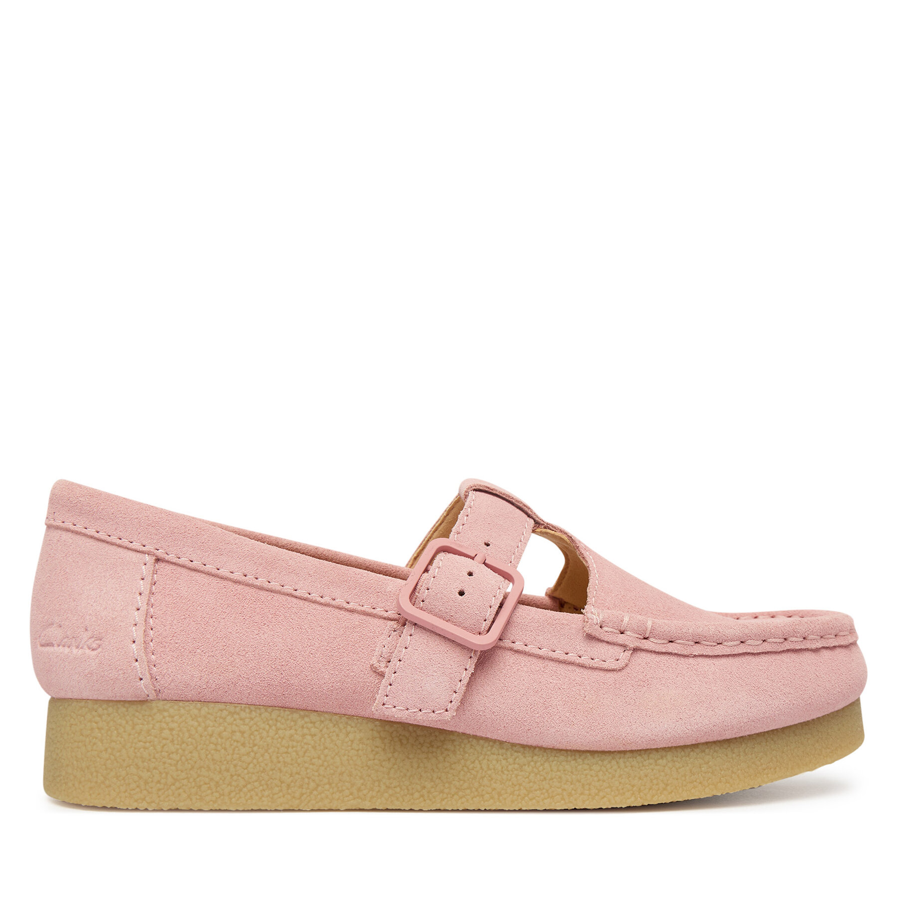 Обувки Clarks WallabeeEVOBar 26184614 Розов