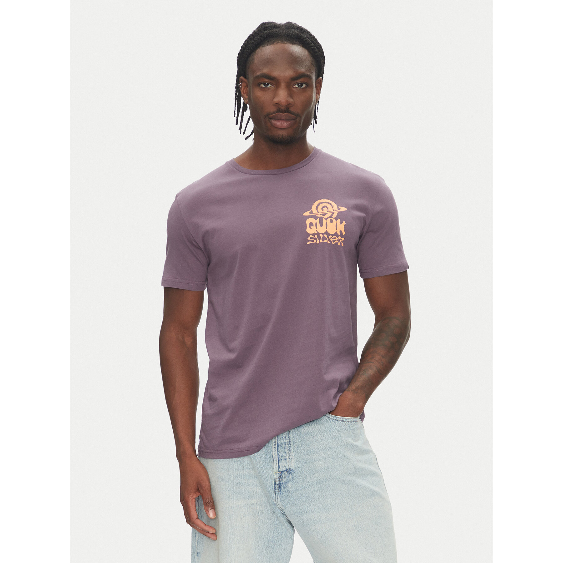 Quiksilver Quiksilver T-Shirt EQYZT08053 Μωβ Regular Fit