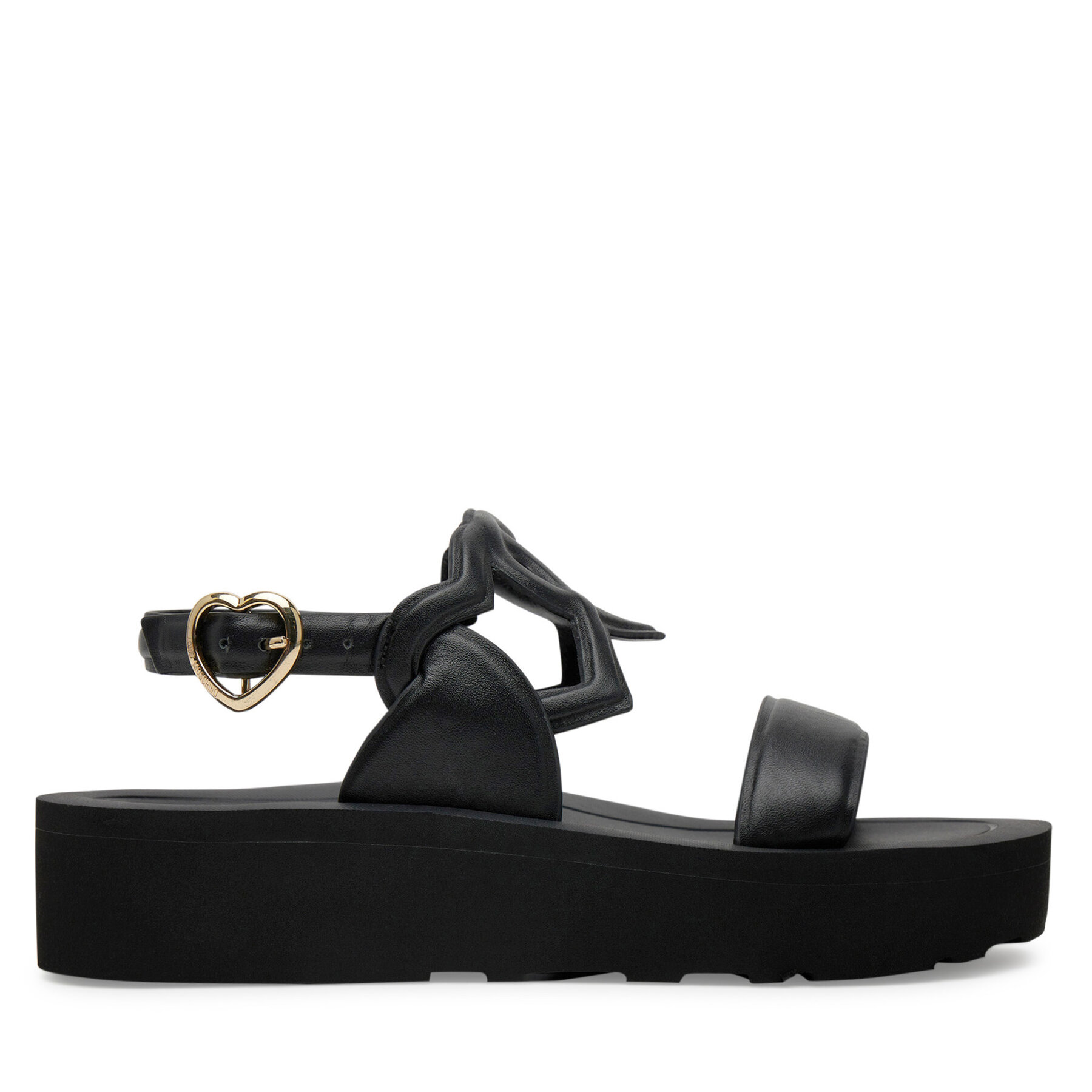 Sandále LOVE MOSCHINO JA16054I1MIA0000 Čierna