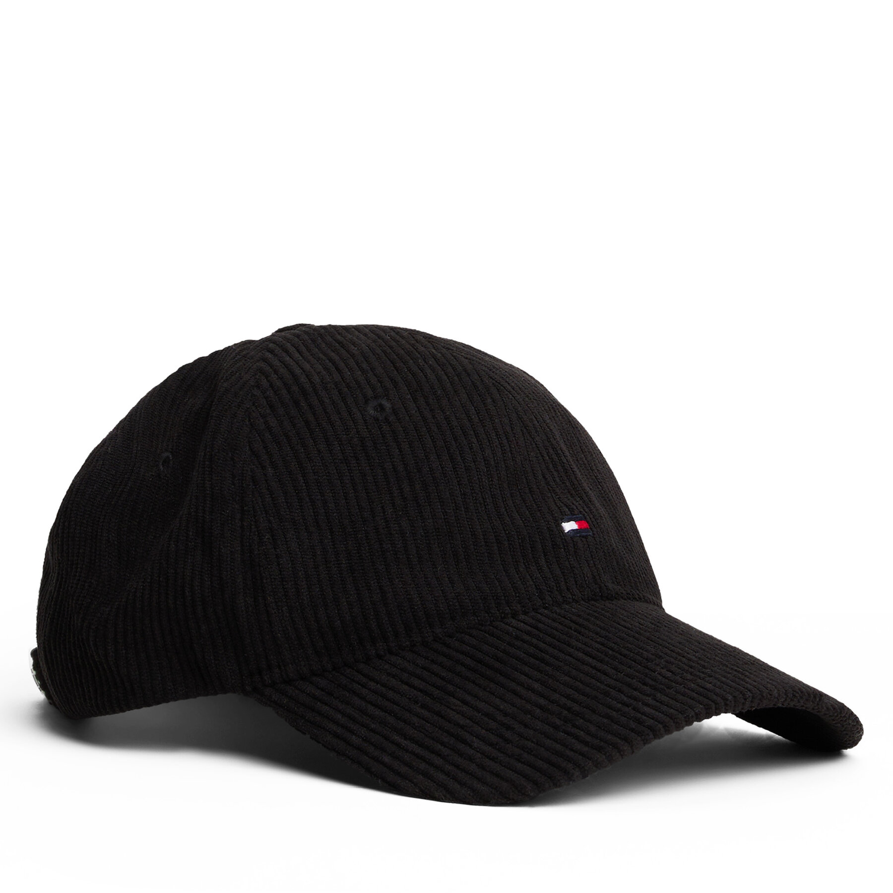 Șapcă Tommy Hilfiger Th Flag 6 Panel Cord Cap AM0AM13583 Negru