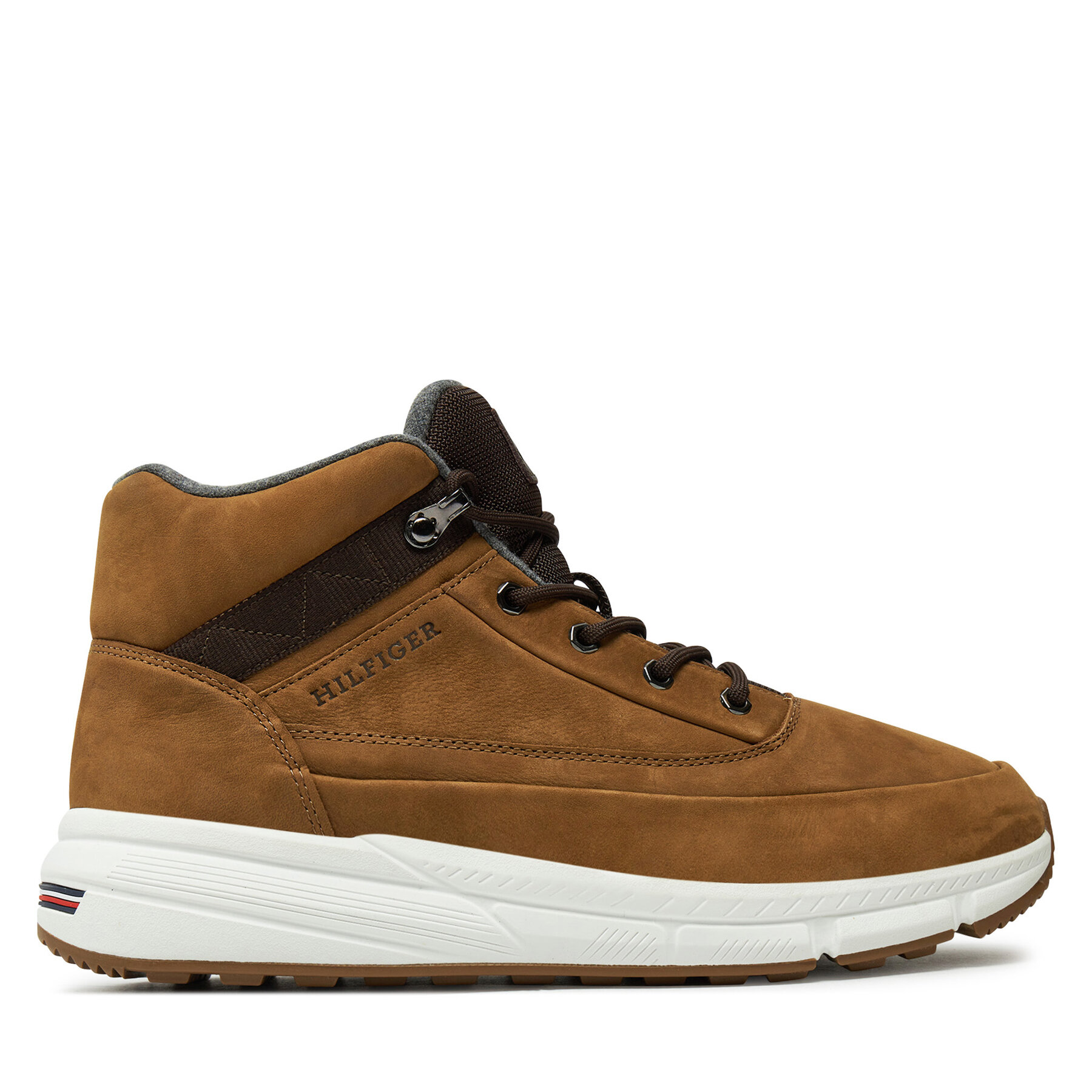 Sportcipők Tommy Hilfiger Hilfiger Warm Nubuck Hybrid B FM0FM05189 Barna akciós termékkép 1