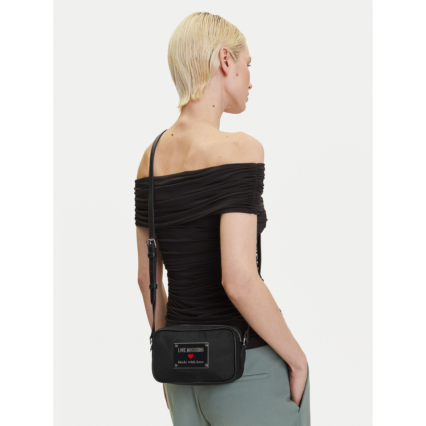 Τσάντα LOVE MOSCHINO JC4204PP1MLN100A Μαύρο