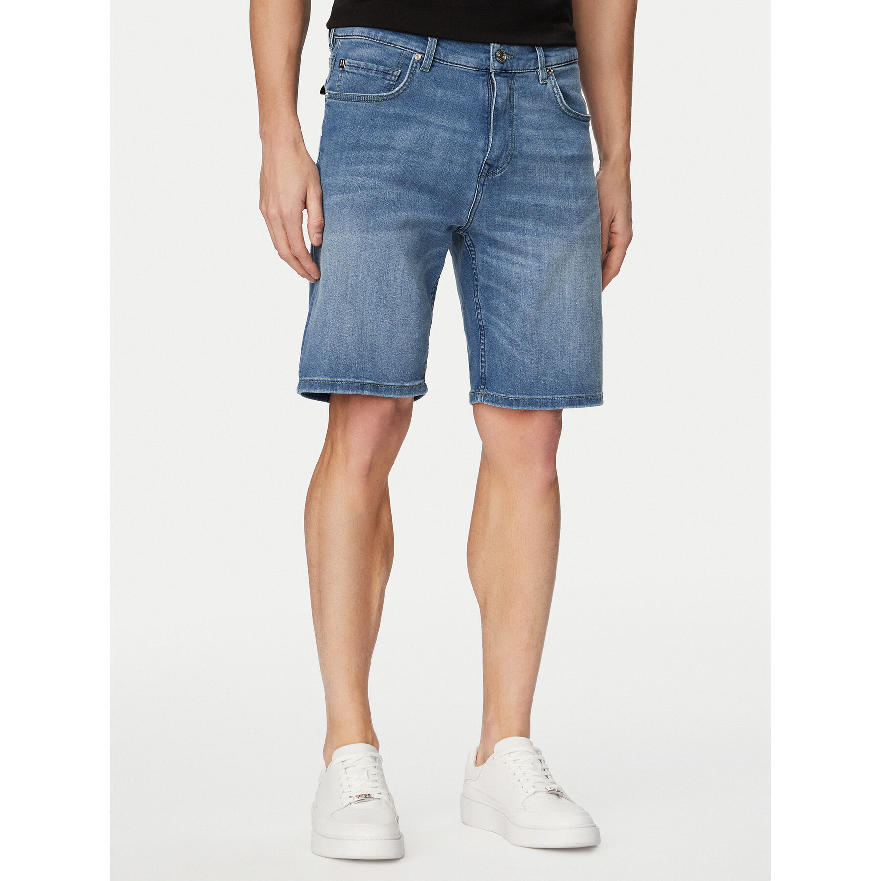 KARL LAGERFELD Jeansshorts 265590 562843 Blau Regular Fit
