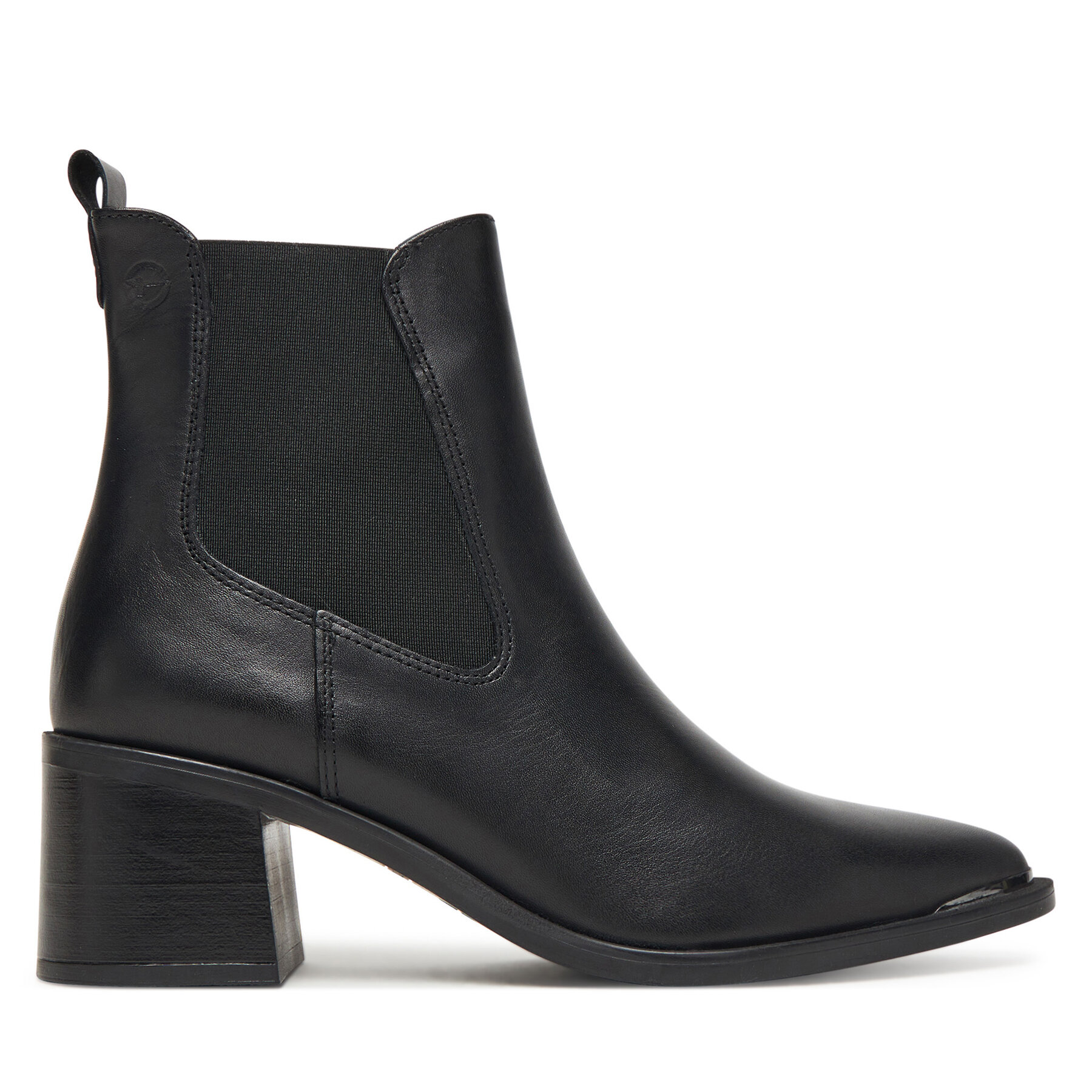 Členková obuv s elastickým prvkom Tamaris 1-25301-45 Čierna