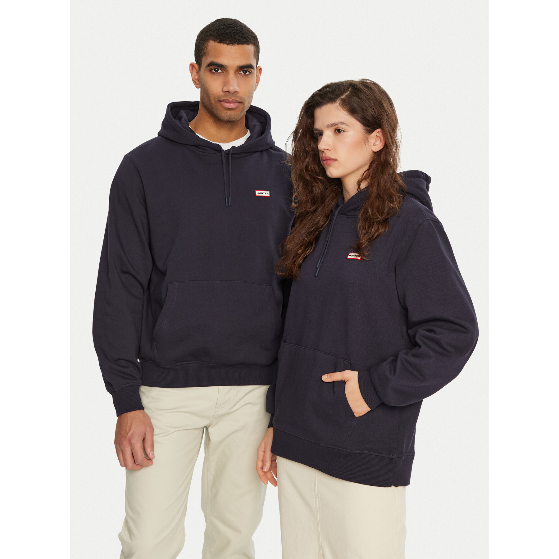 Hunter Majica dugih rukava HARU0008242 Tamnoplava Regular Fit