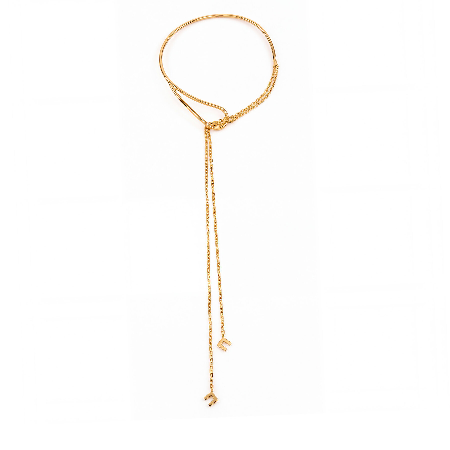 Колие Elisabetta Franchi CO-74B-67E2-V340 Златист