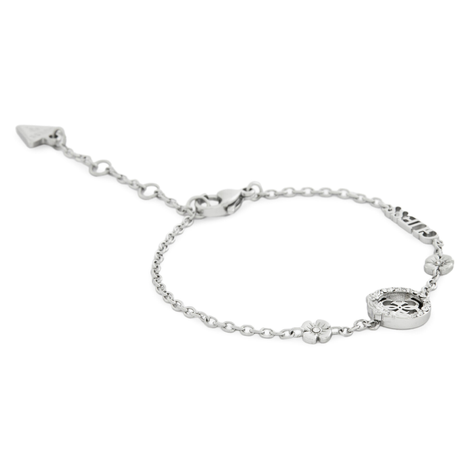 Damska Bransoletka Guess, Rozmiar L Srebrny JUBB05 039JW