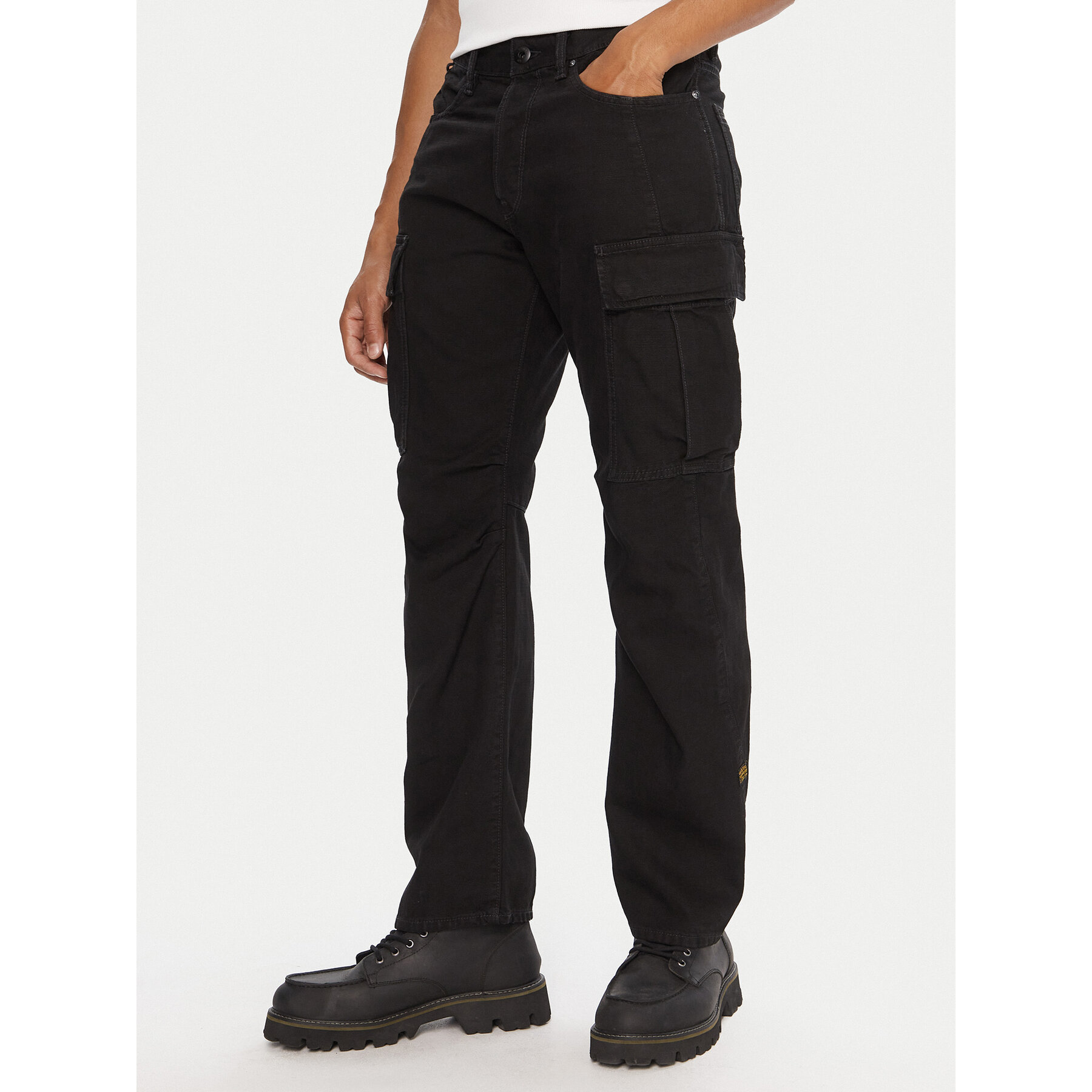G-Star Raw Hlače Contor 3D D27049-D491 Crna Regular Fit