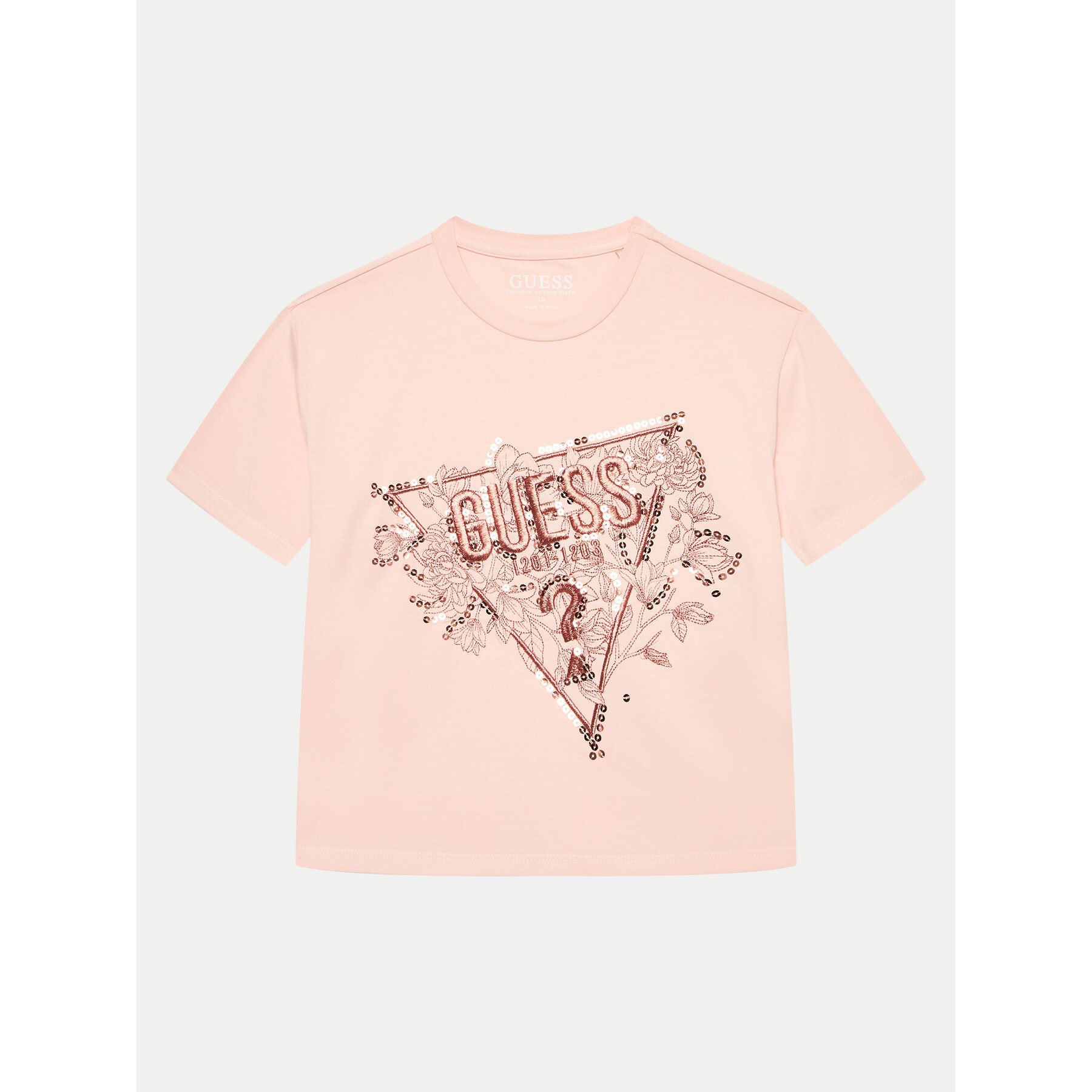 Guess T-Shirt J4YI30 K6YW4 Ροζ Boxy Fit