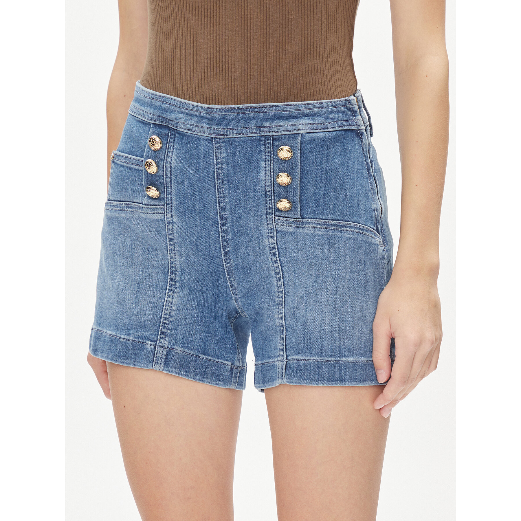 Liu Jo Jeansshorts UA4112 D4611 Blau Slim Fit