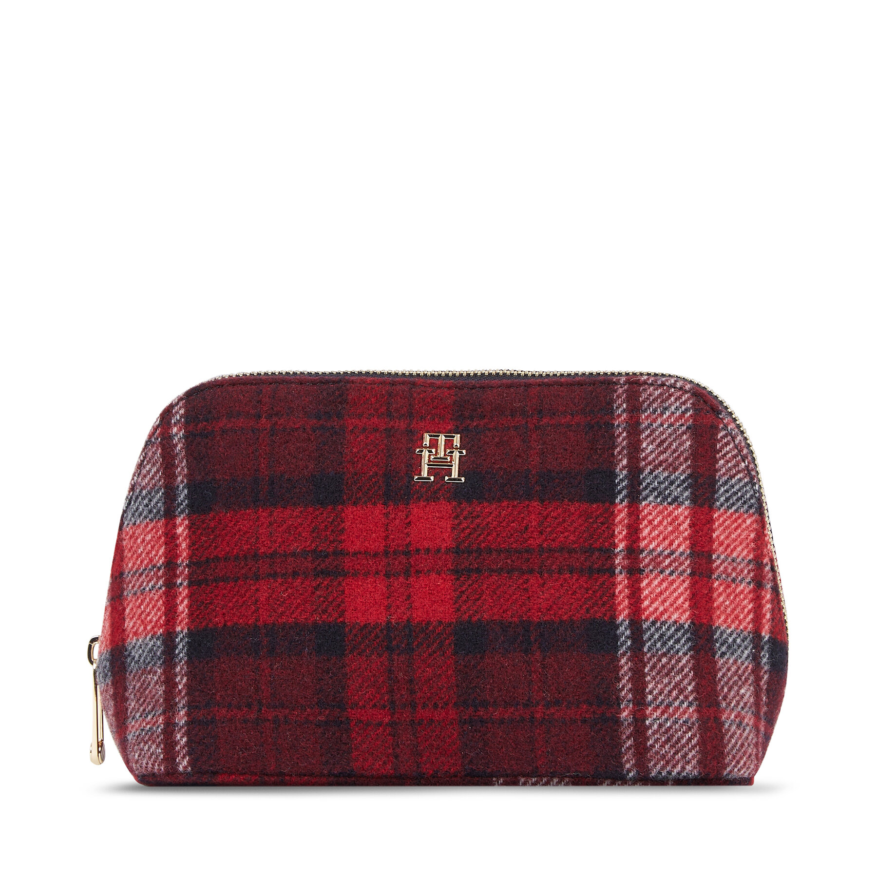 Tommy Hilfiger Τσαντάκι καλλυντικών Tommy Hilfiger Washbag Check AW0AW158570GZ Κόκκινο