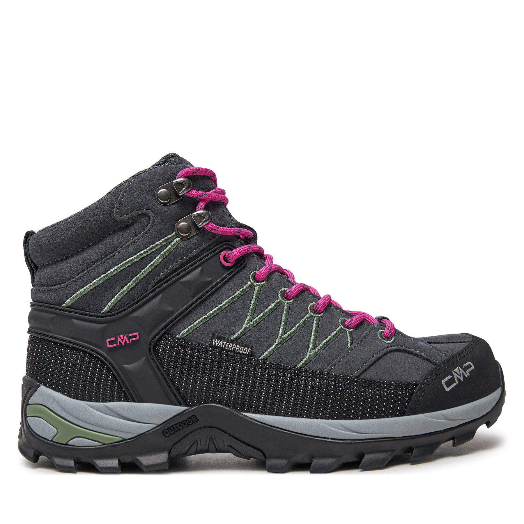 Trekingová obuv CMP Rigel Mid Wmn Trekking Shoes Wp 3Q12946 Sivá