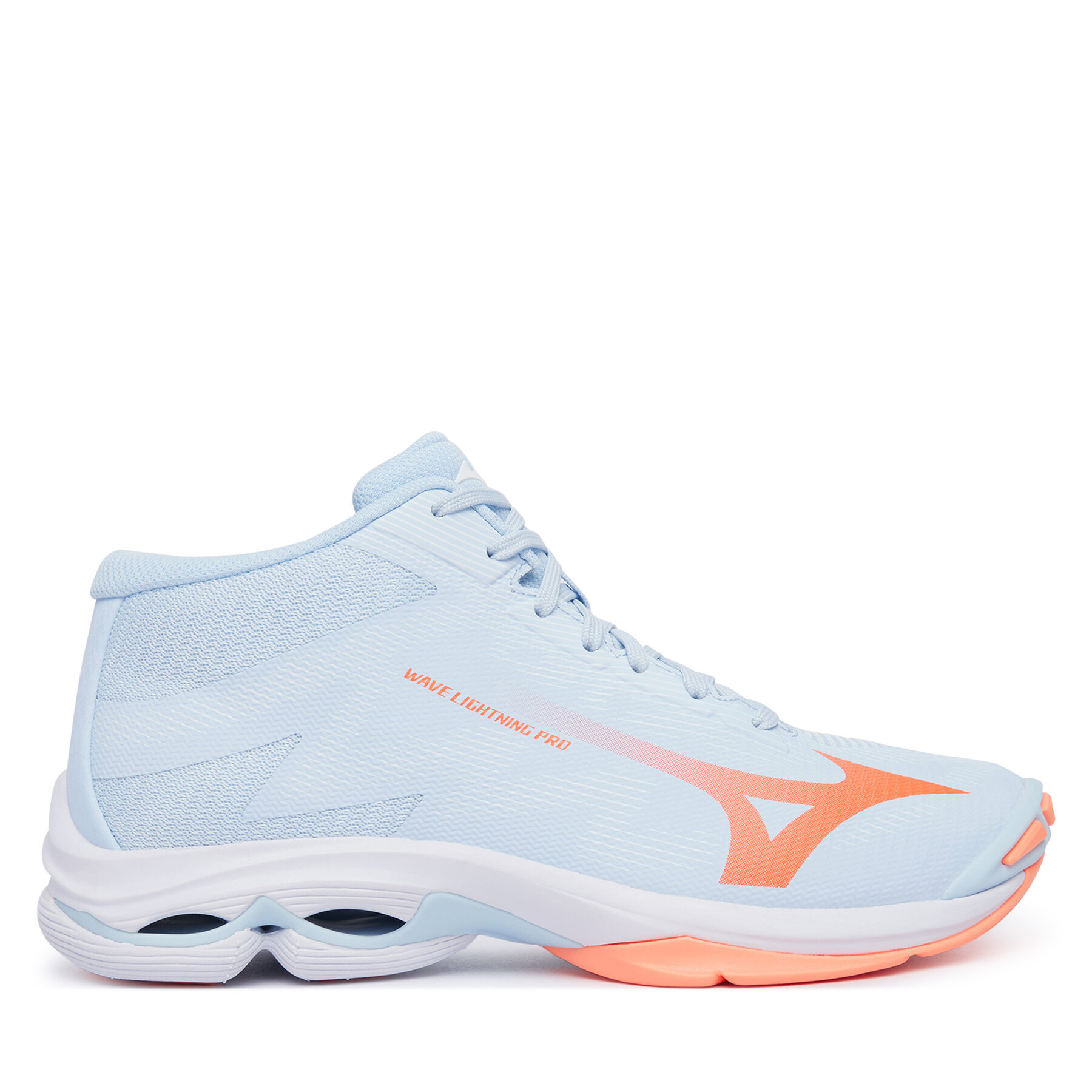 Παπούτσια Σάλας Mizuno Wave Lightning Pro Mid V1GC2665 Ανοιχτό μπλε