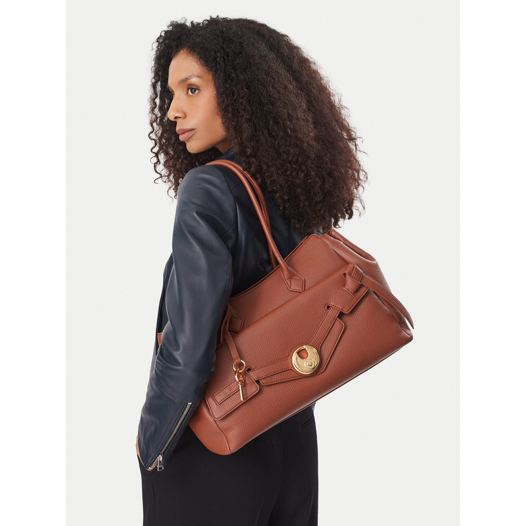 Τσάντα LOVE MOSCHINO JC4274PP0PKS0208 Καφέ