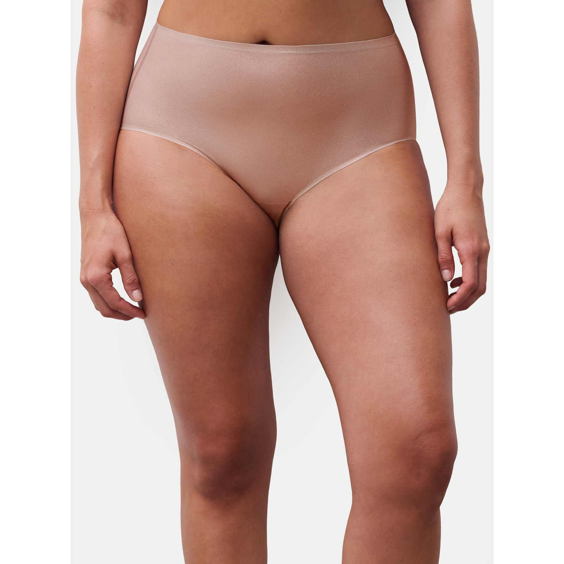 Chantelle Klassischer Damenslip mit hoher Taille Soft Stretch C11DC7 Beige