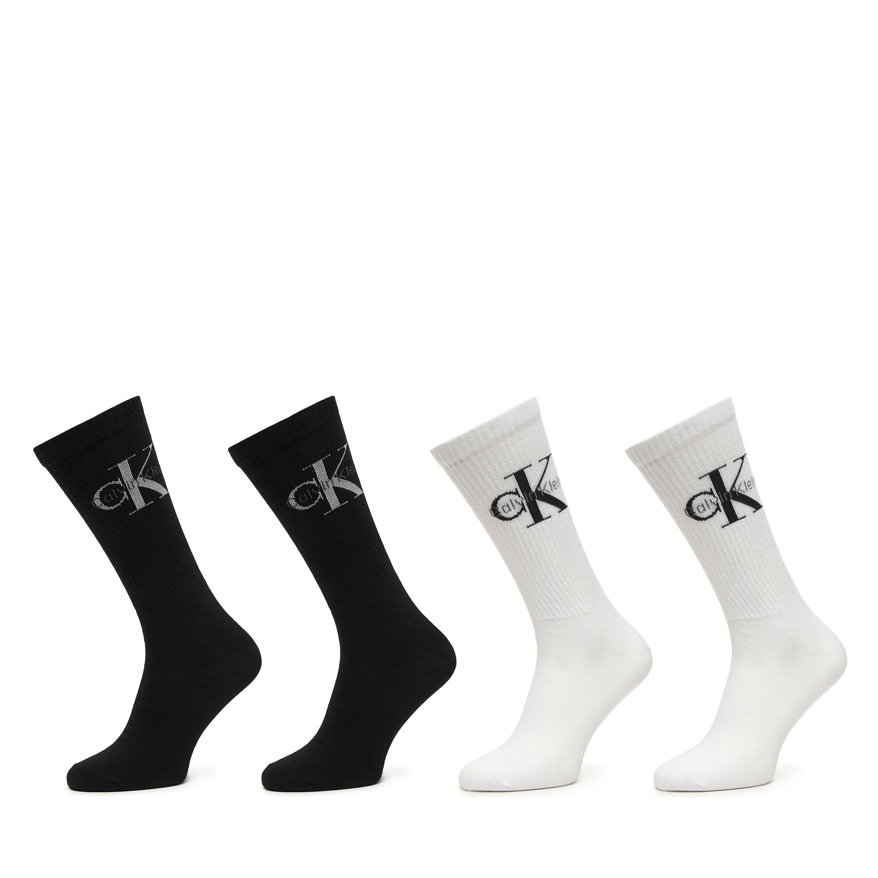 Duge čarape Calvin Klein 701241258 Crna