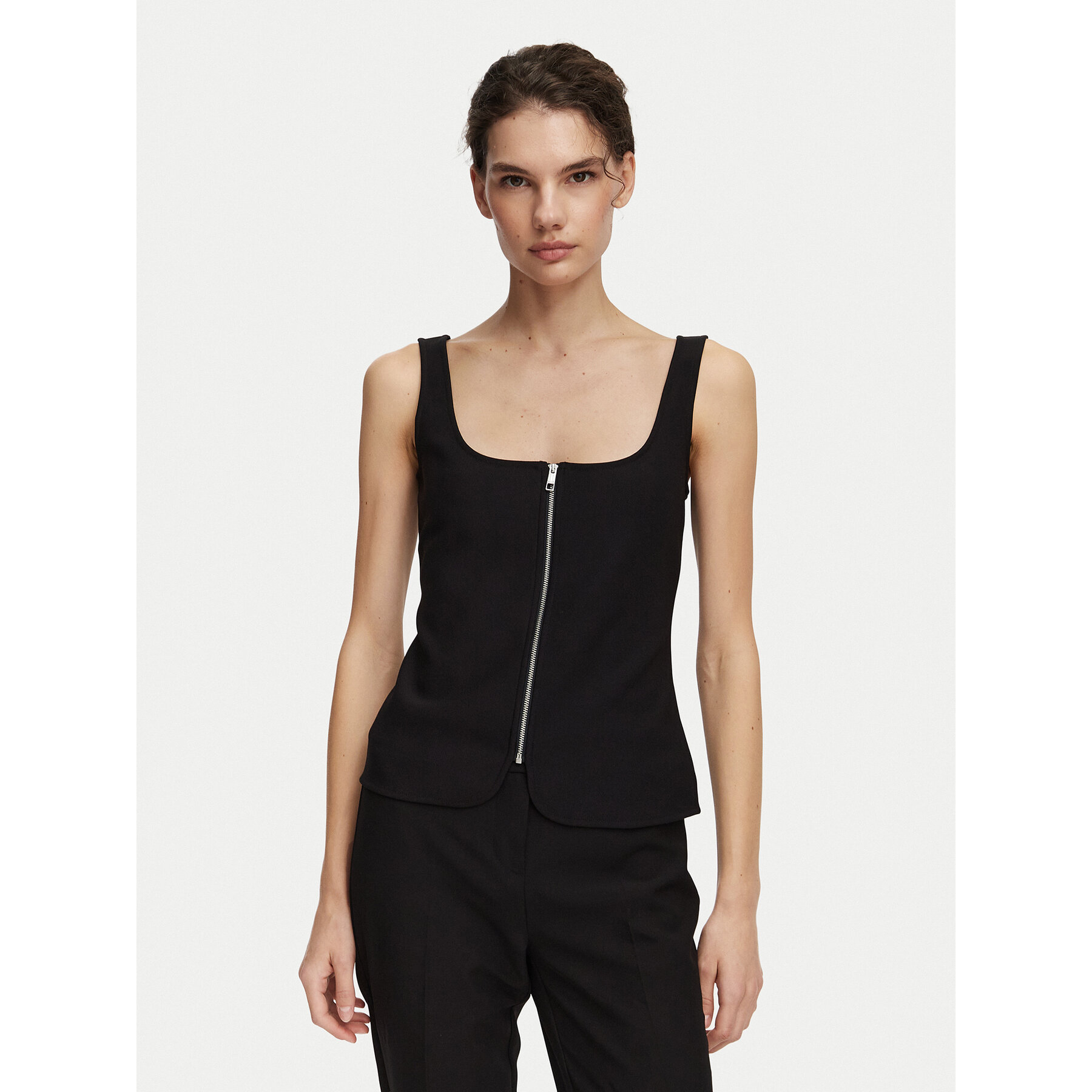 Calvin Klein Top LV044G235G Schwarz Regular Fit